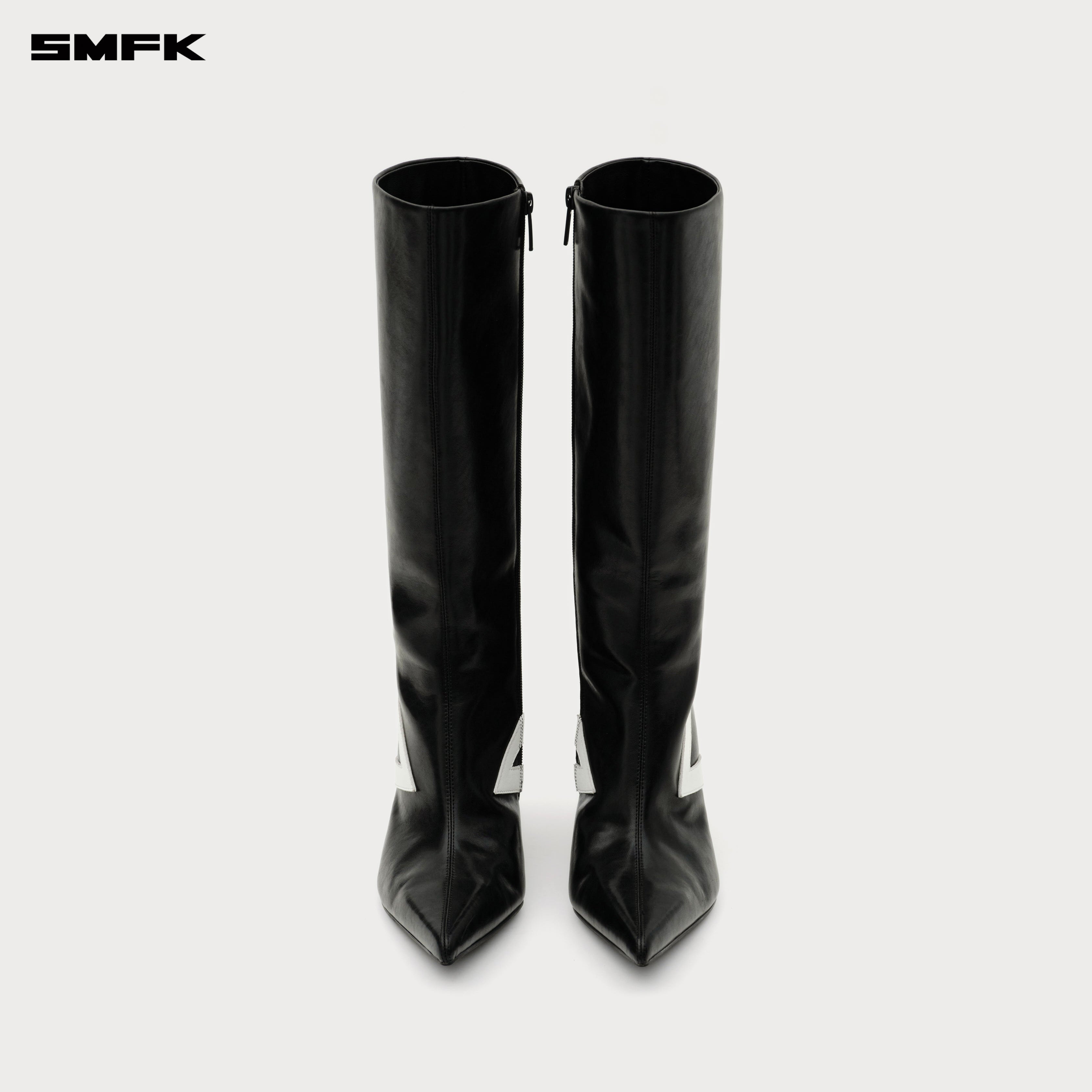 COMPASS METEOR High-Heeled Boots in Black – SMFK Official