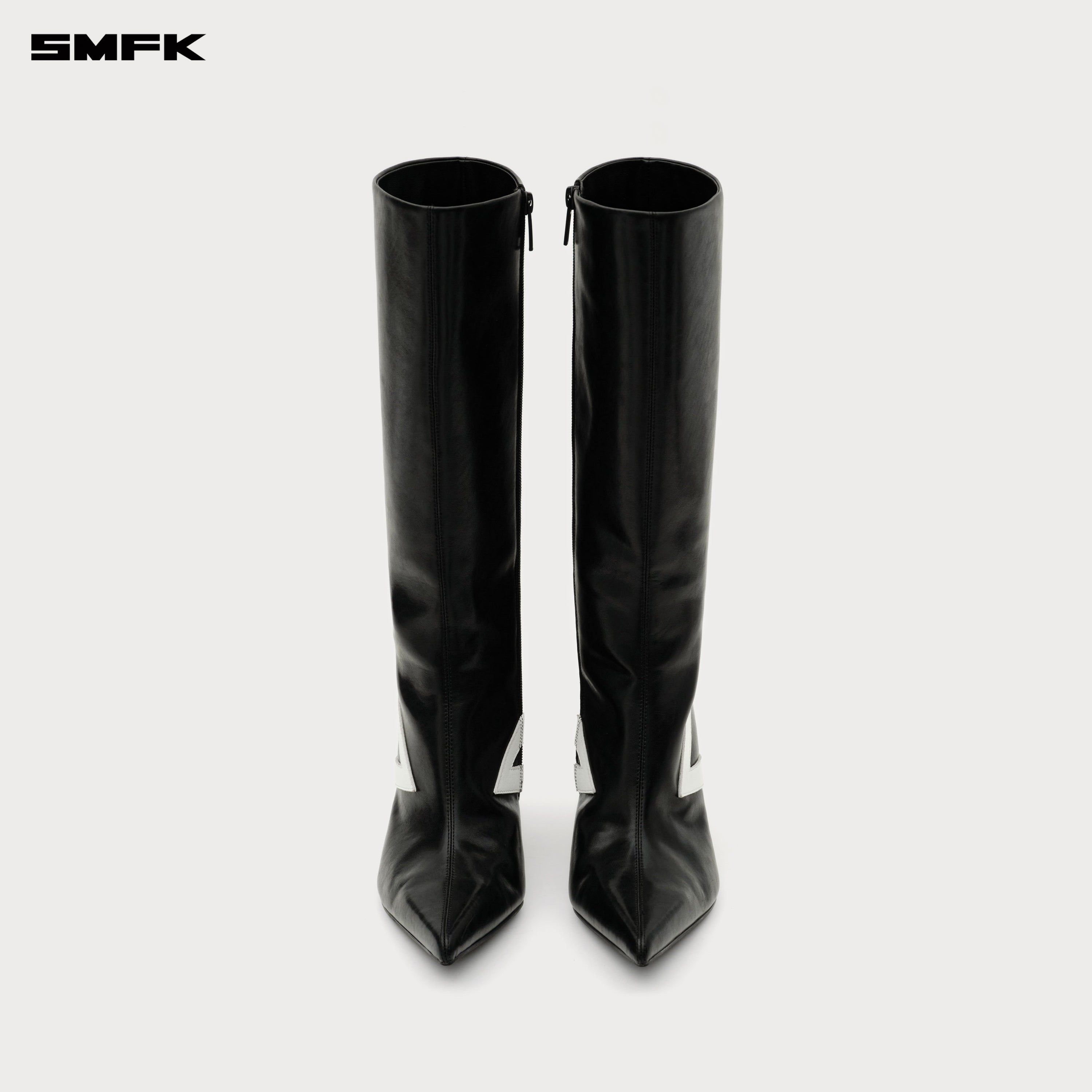 COMPASS METEOR High - Heeled Boots in Black - SMFK Official