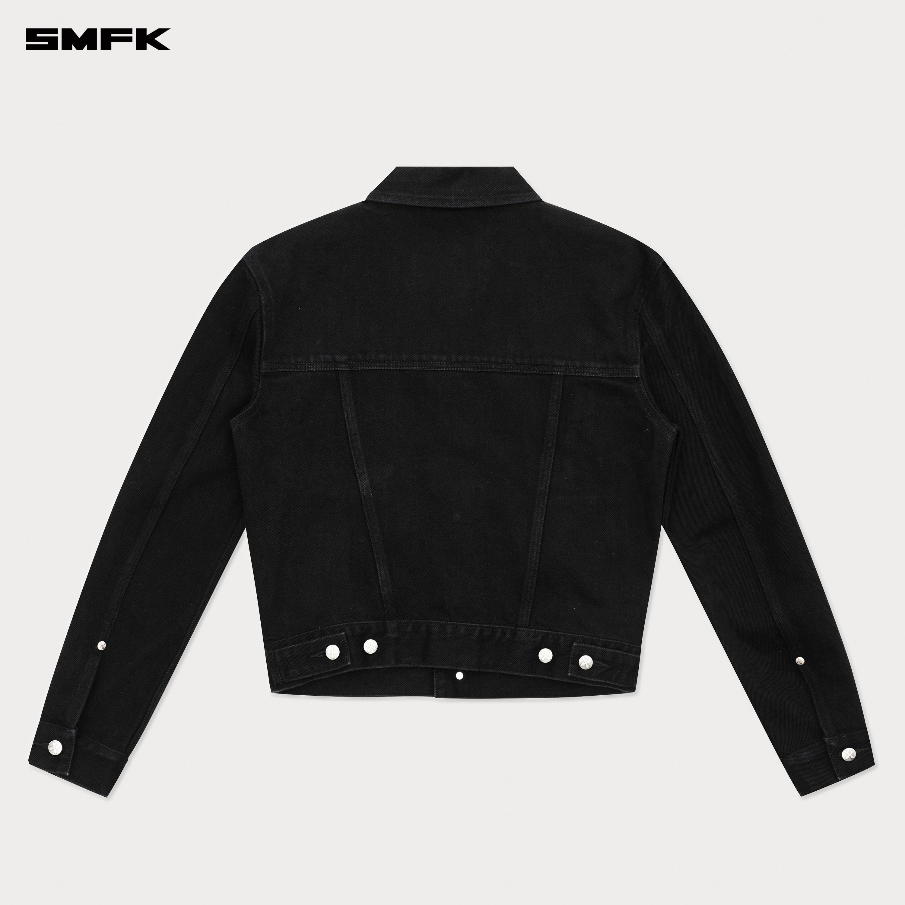 Compass Permanent Denim Jacket Black - SMFK Official