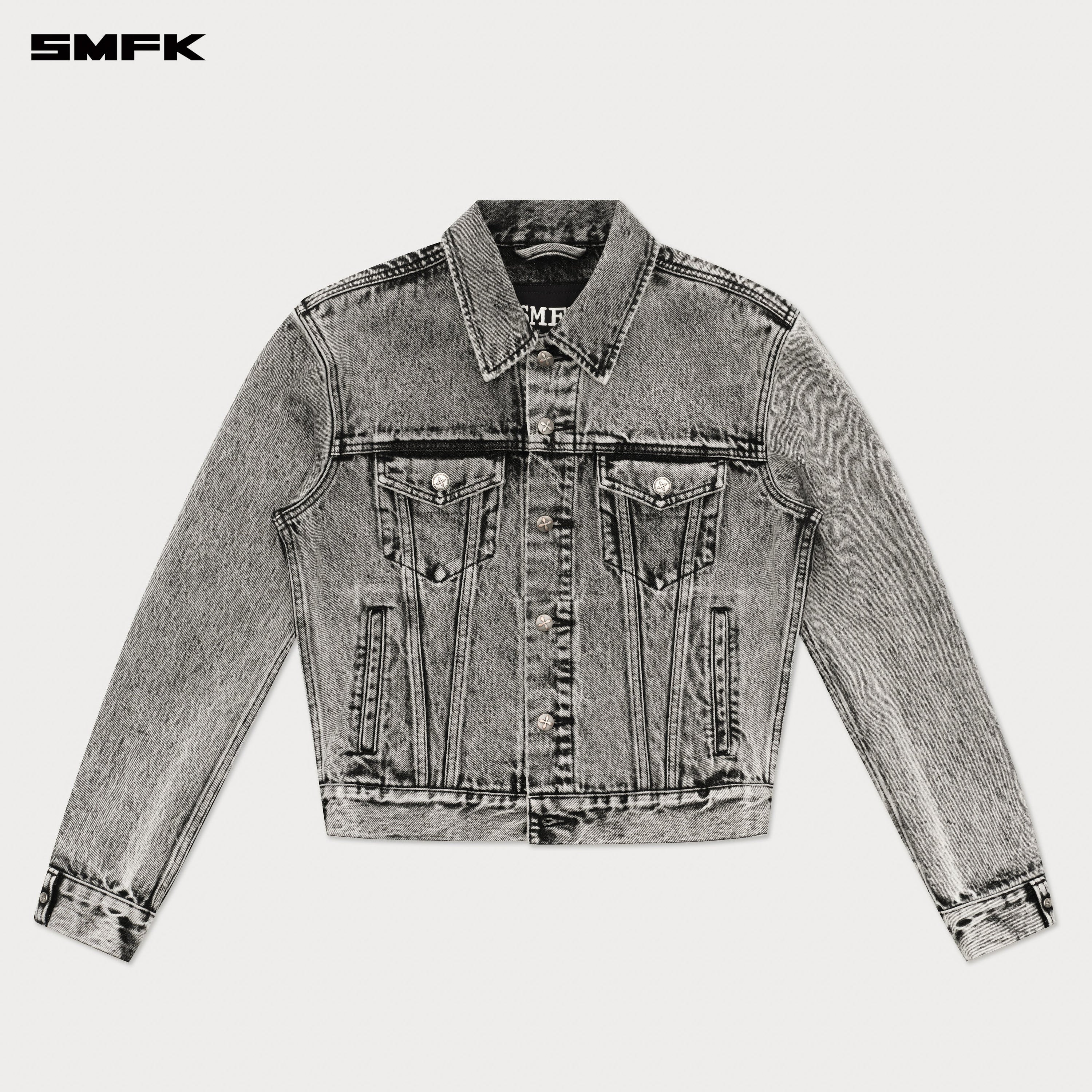 Compass Permanent Denim Jacket Dust Gray - SMFK Official