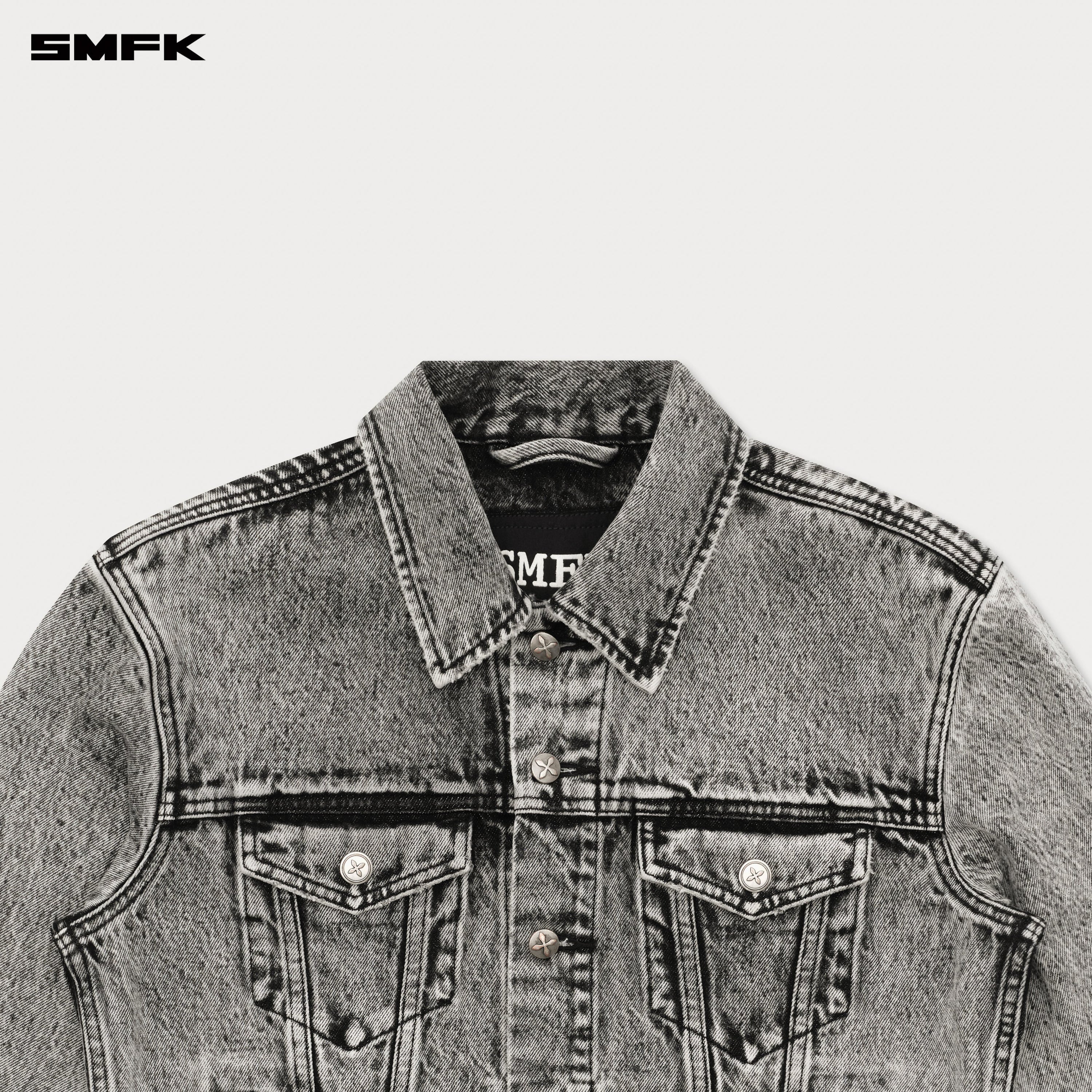 Compass Permanent Denim Jacket Dust Gray - SMFK Official