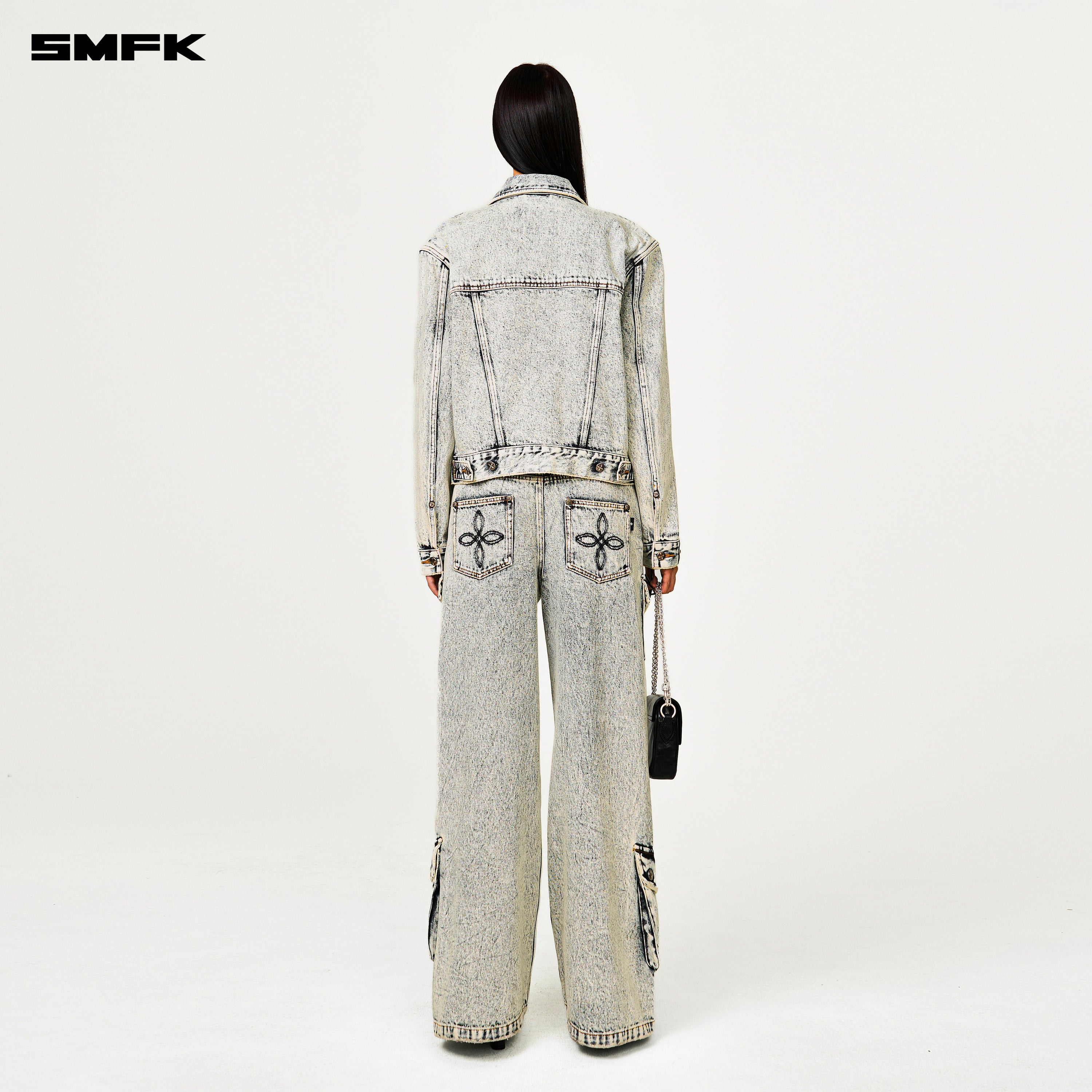 Compass Permanent Denim Jacket Snowflake - SMFK Official