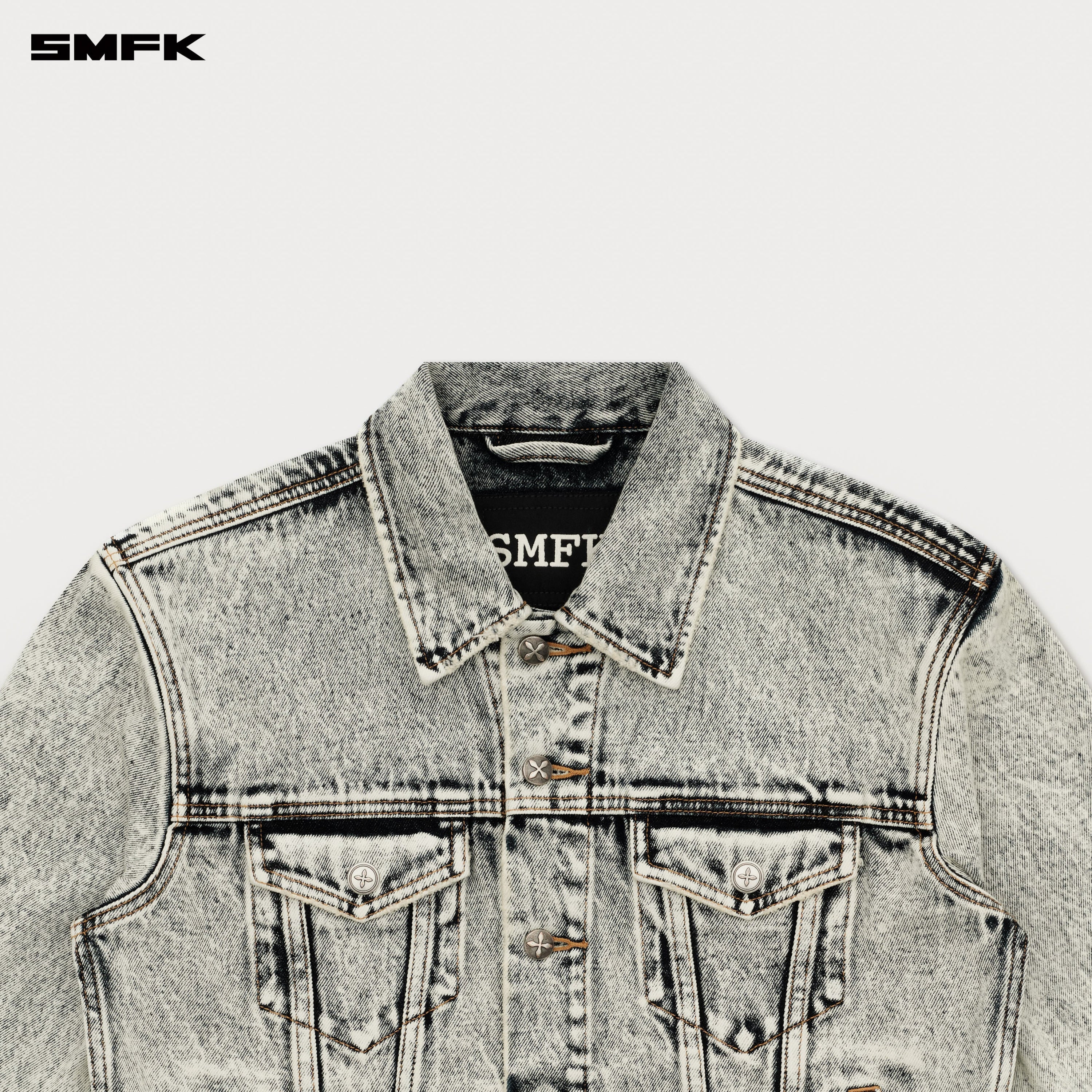 Compass Permanent Denim Jacket Snowflake - SMFK Official