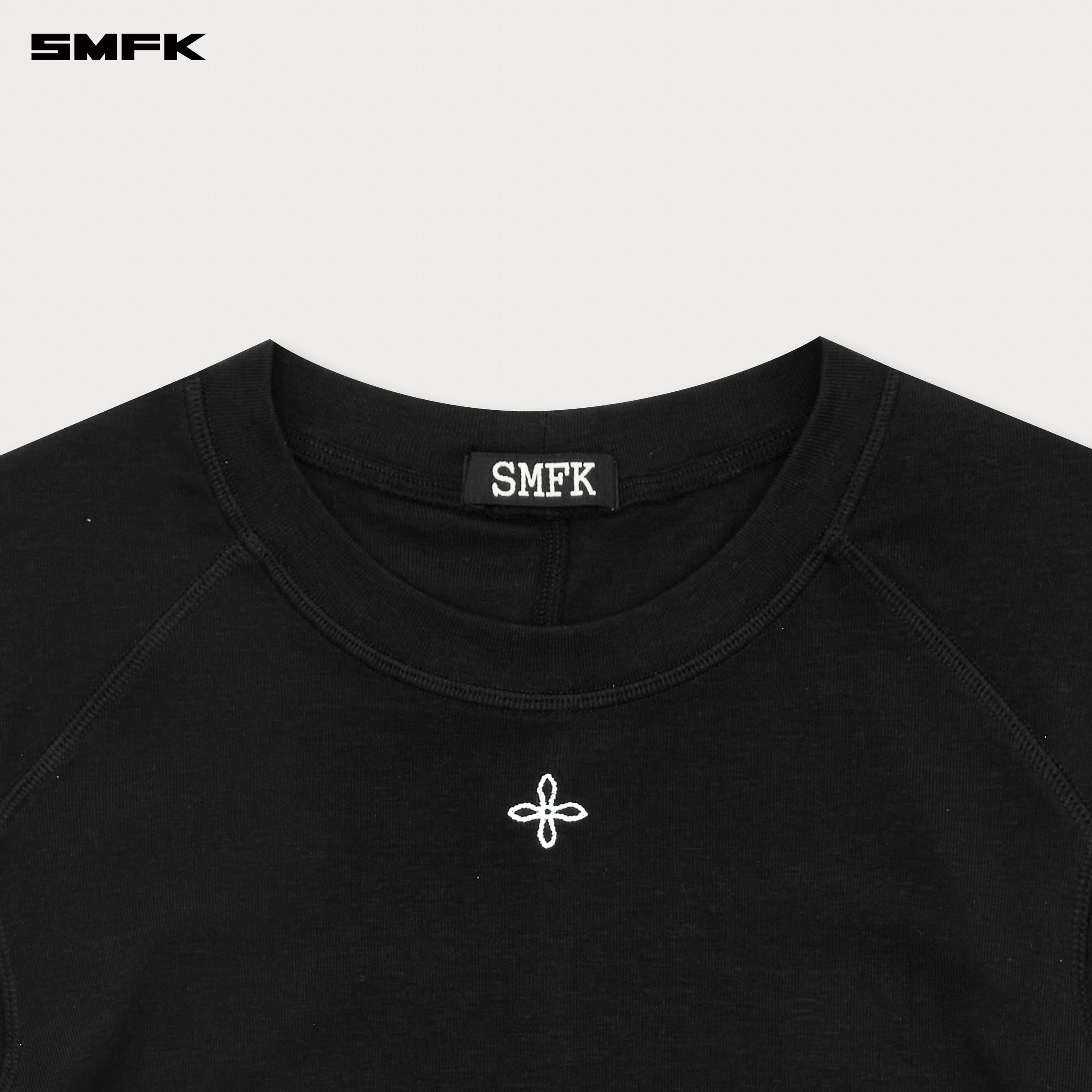 Compass Rush Slim - Fit Long Sleeves Top Black - SMFK Official