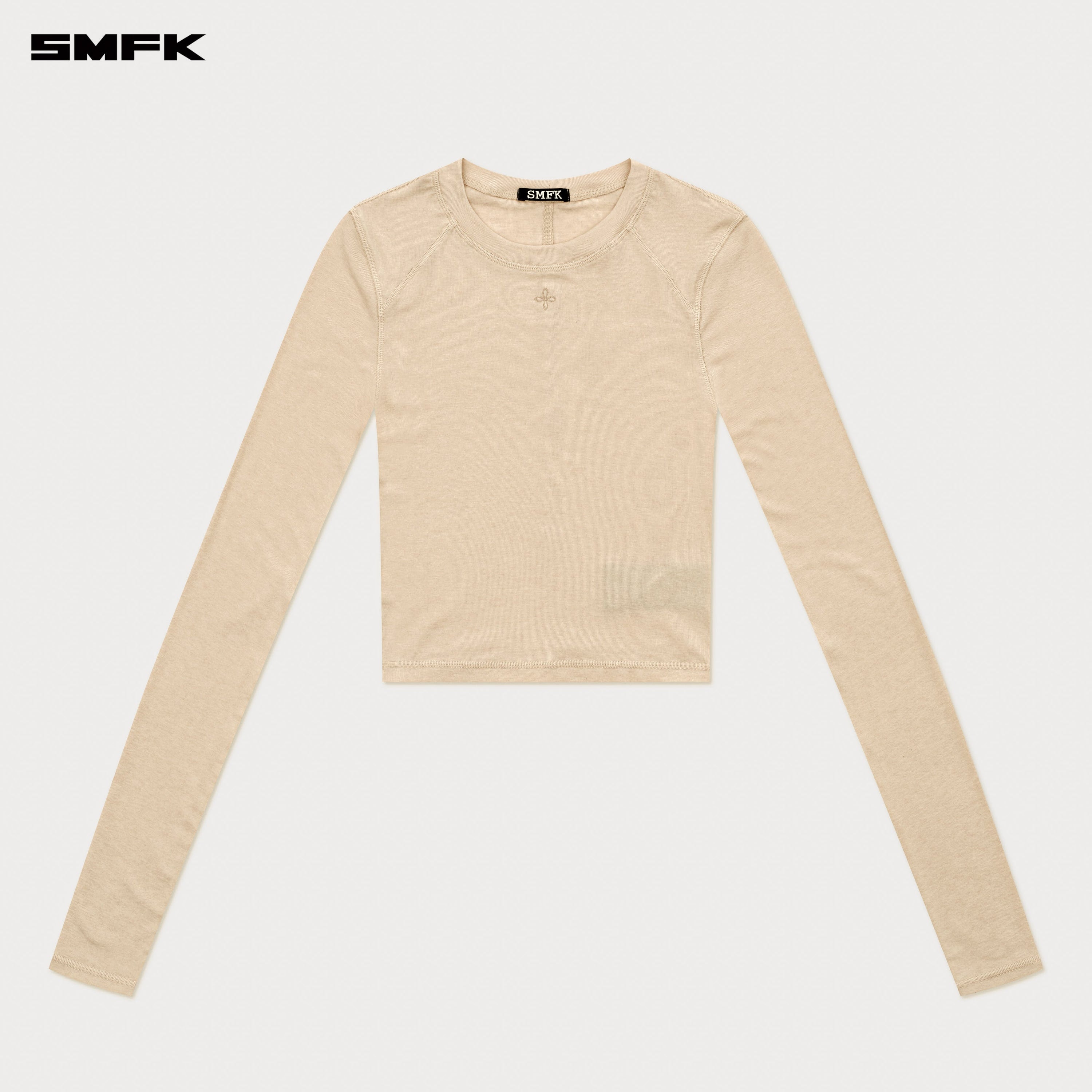 Compass Rush Slim - Fit Long Sleeves Top Linen - SMFK Official