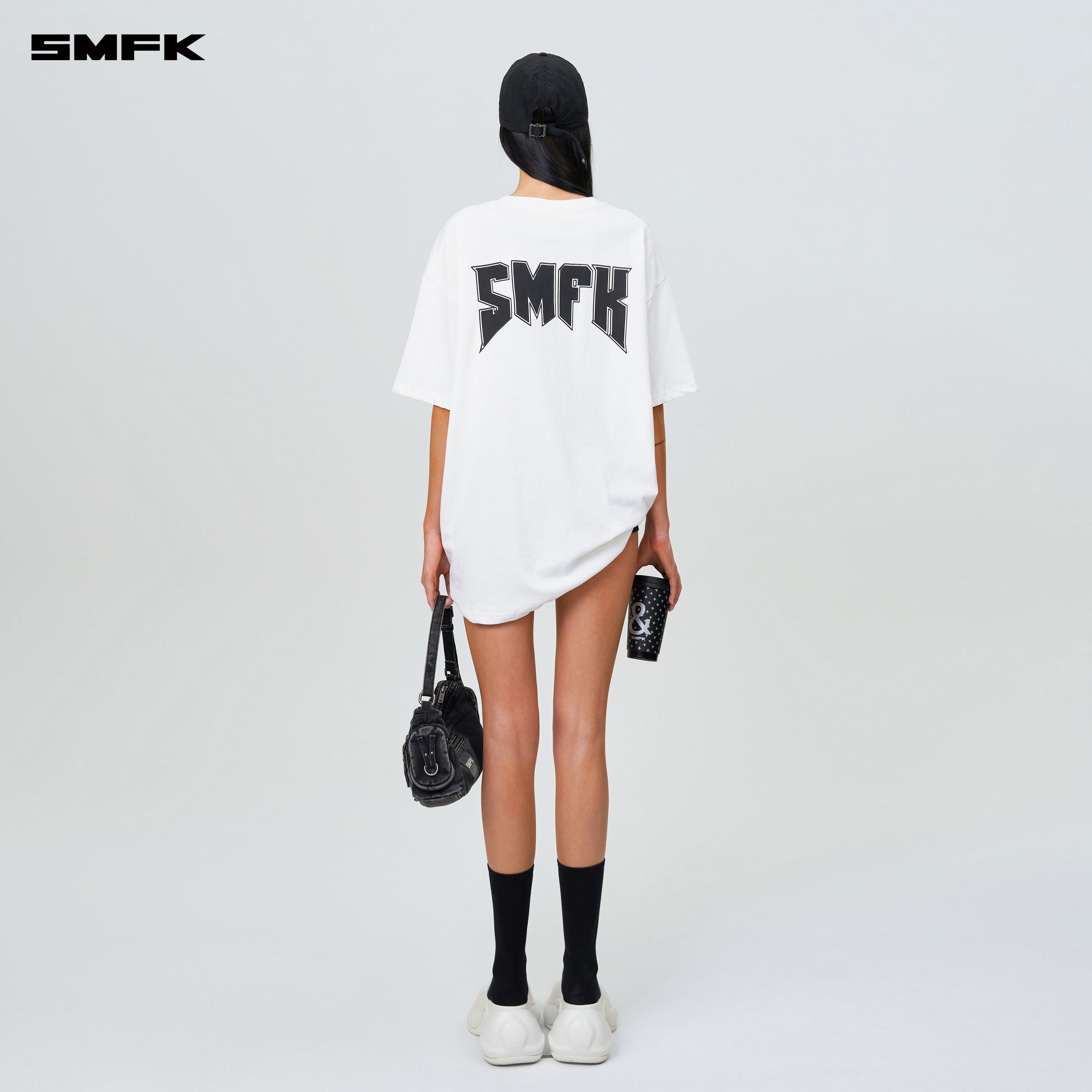 Compass SMFK Metal Rock Loose Tee Cream - SMFK Official