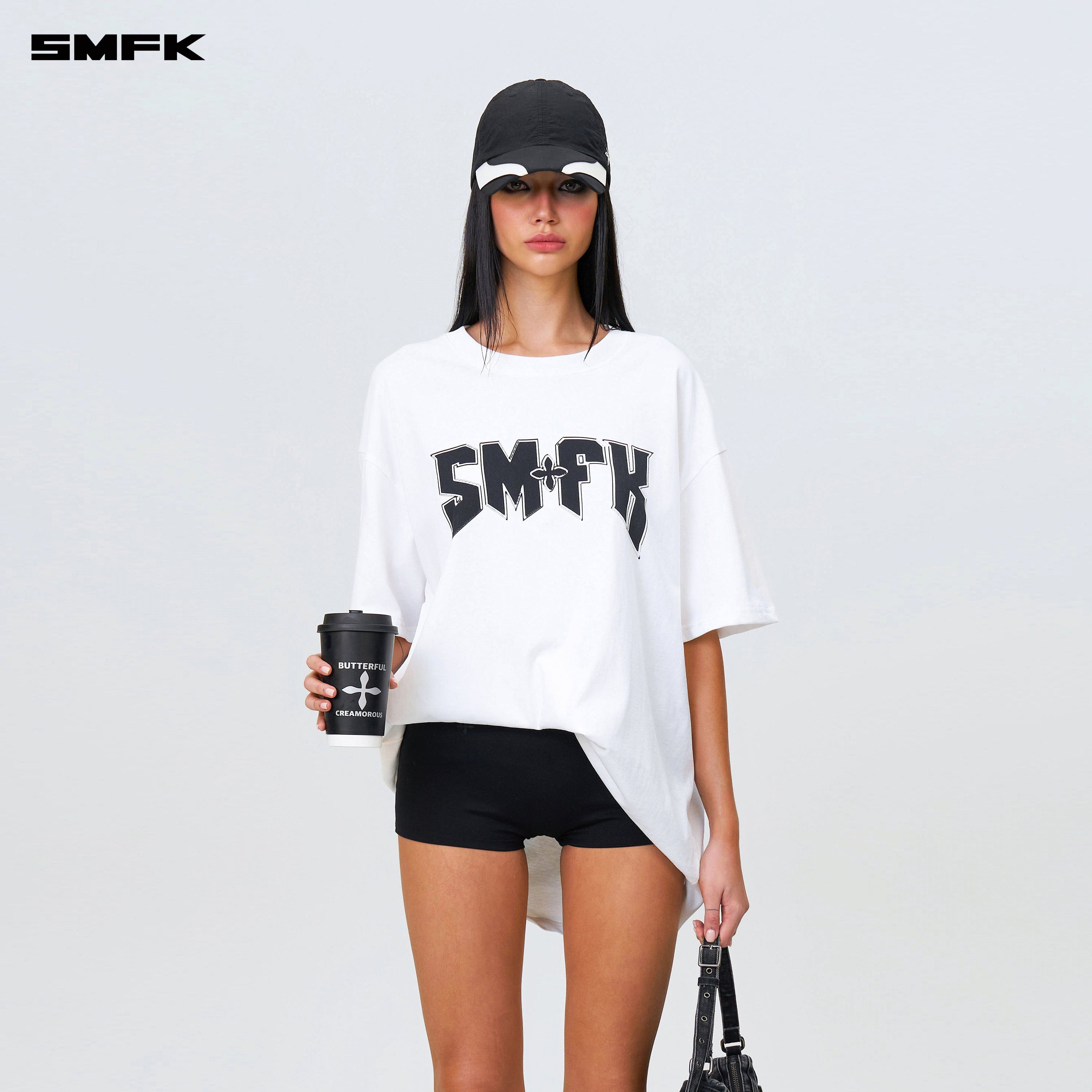 Compass SMFK Metal Rock Loose Tee Cream - SMFK Official