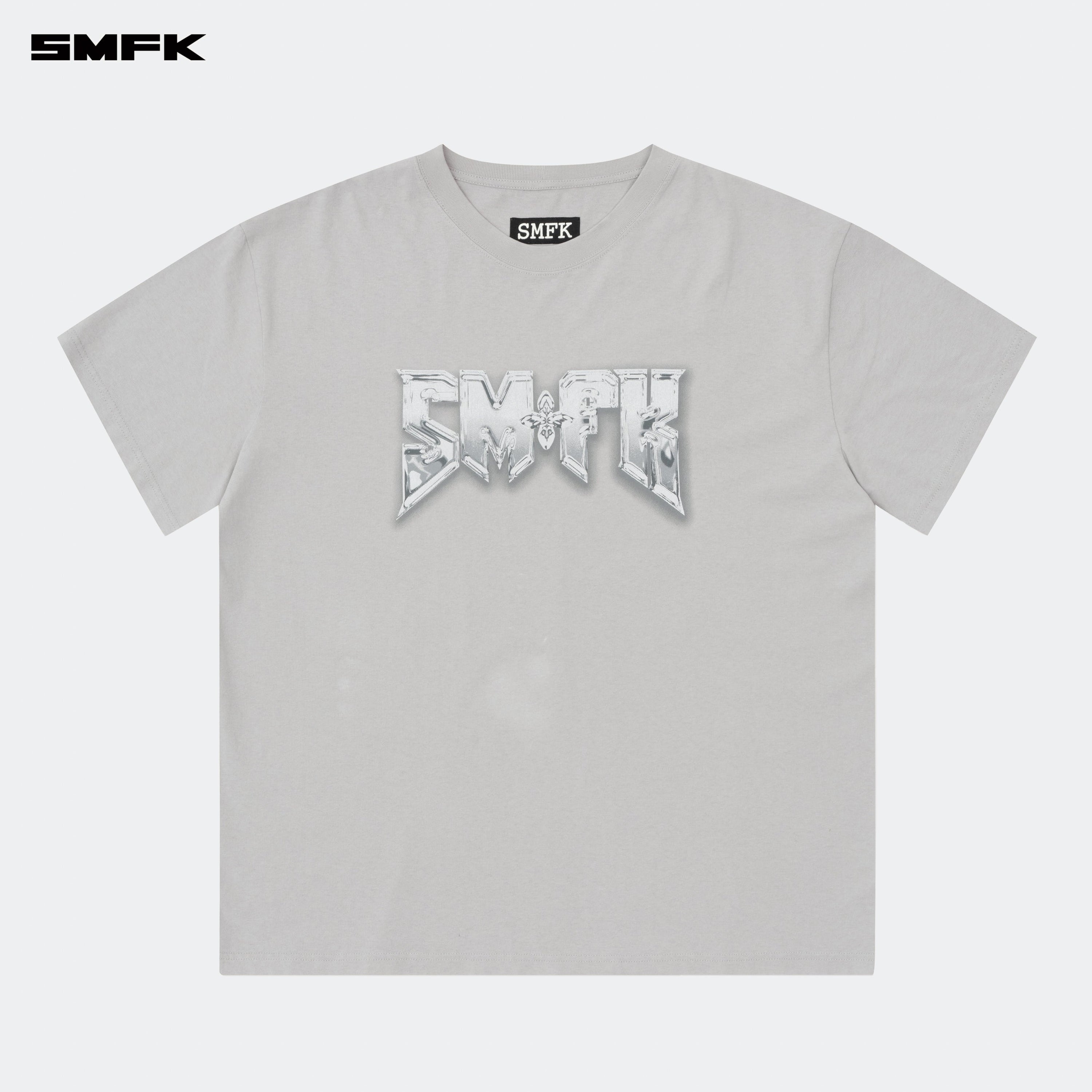 Compass SMFK Metal Rock Loose Tee Gray - SMFK Official