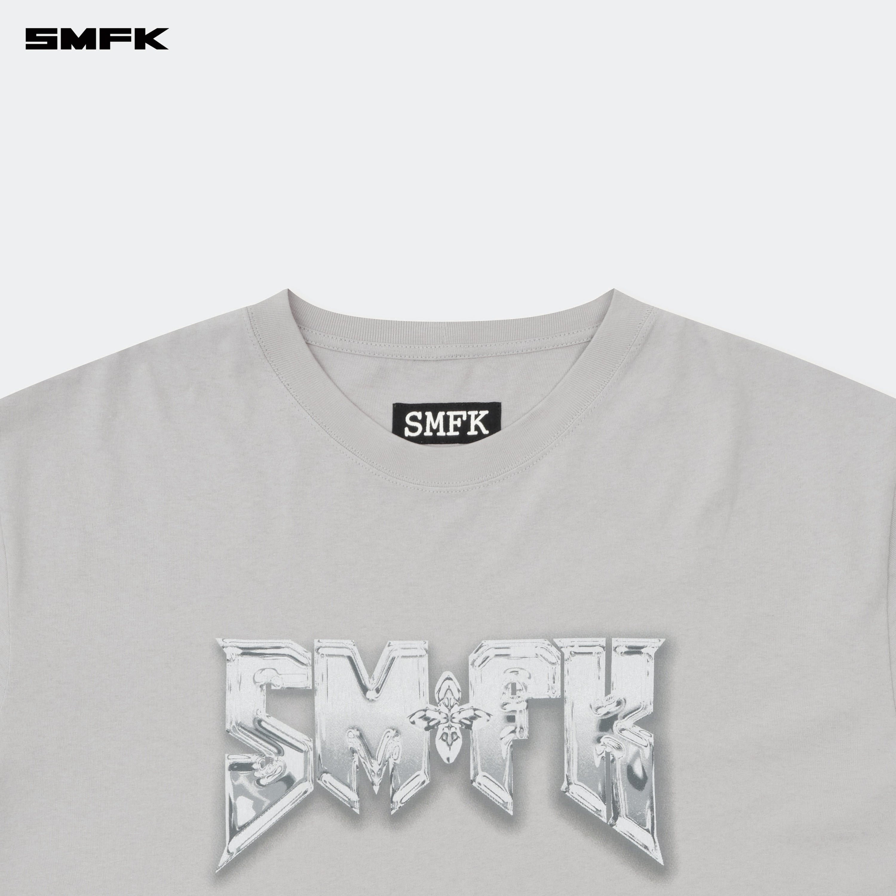 Compass SMFK Metal Rock Loose Tee Gray - SMFK Official