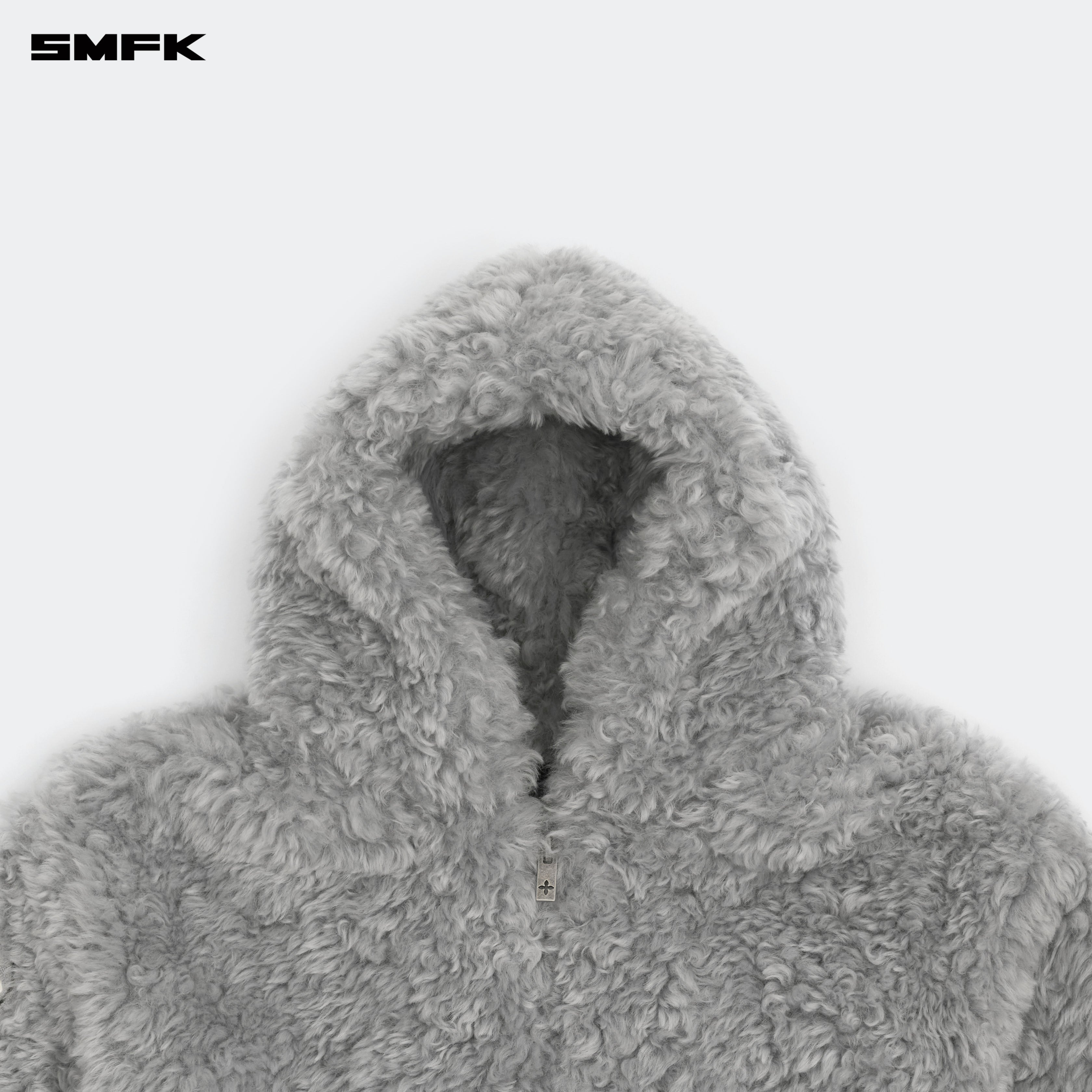 Compass Snowman Classic Faux Fur Jacket Gray – SMFK Official