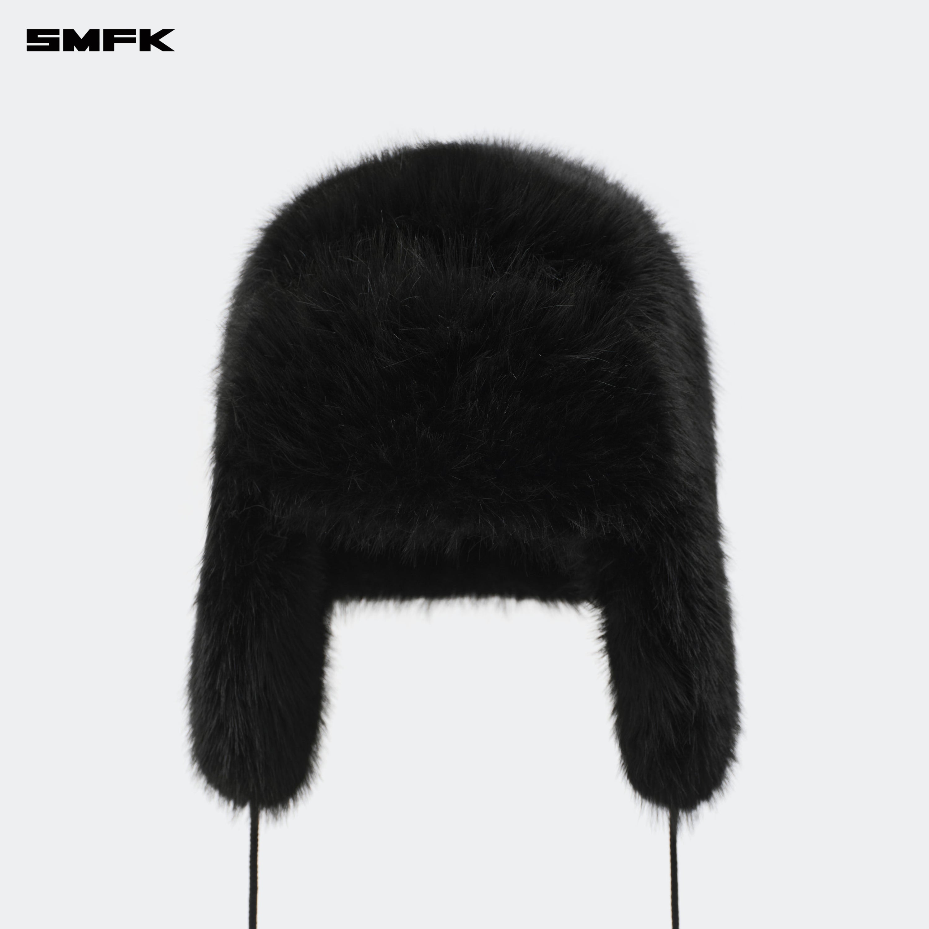 Compass Snowman Faux Fur Hat In Black - SMFK Official