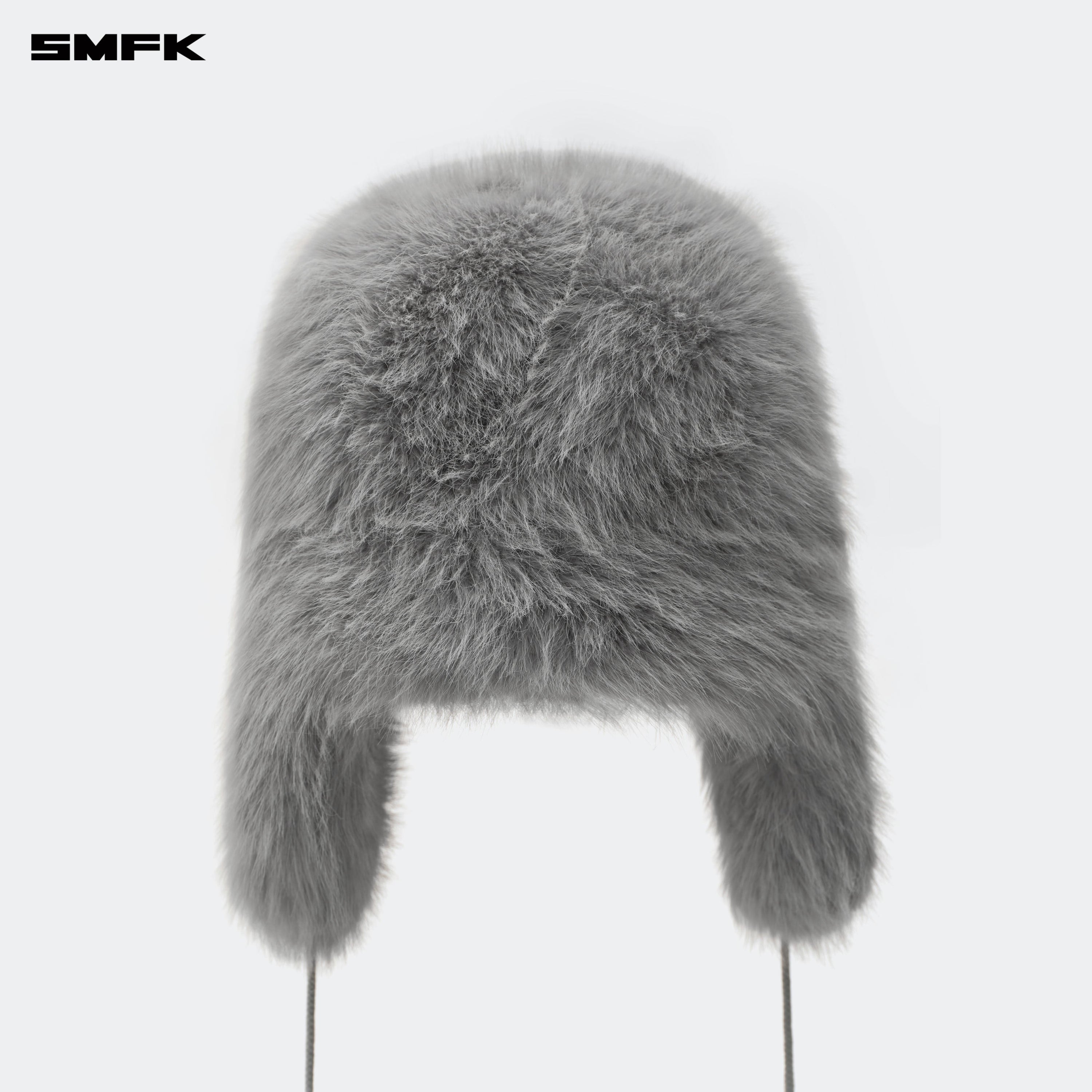 Compass Snowman Faux Fur Hat In Gray - SMFK Official