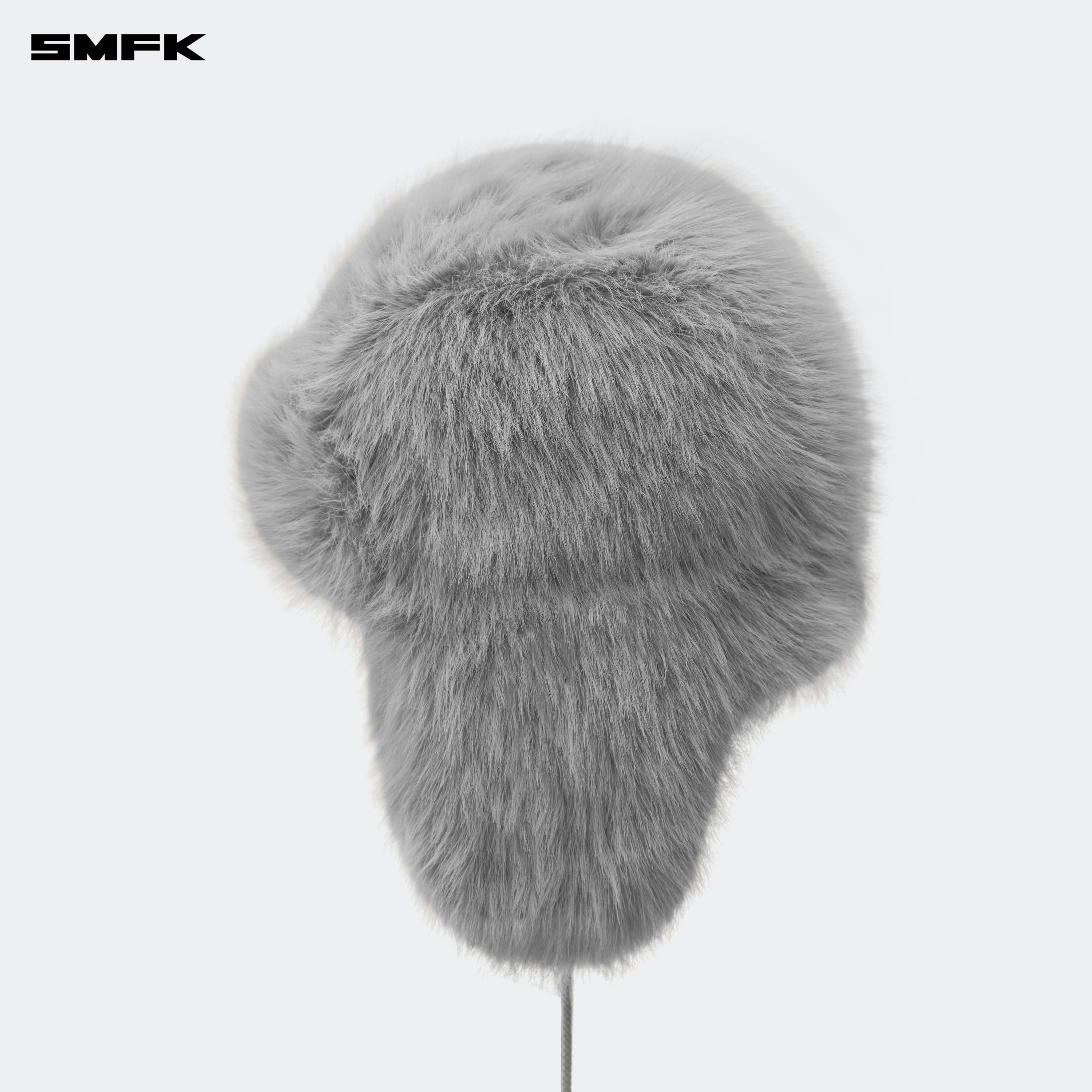 Compass Snowman Faux Fur Hat In Gray - SMFK Official