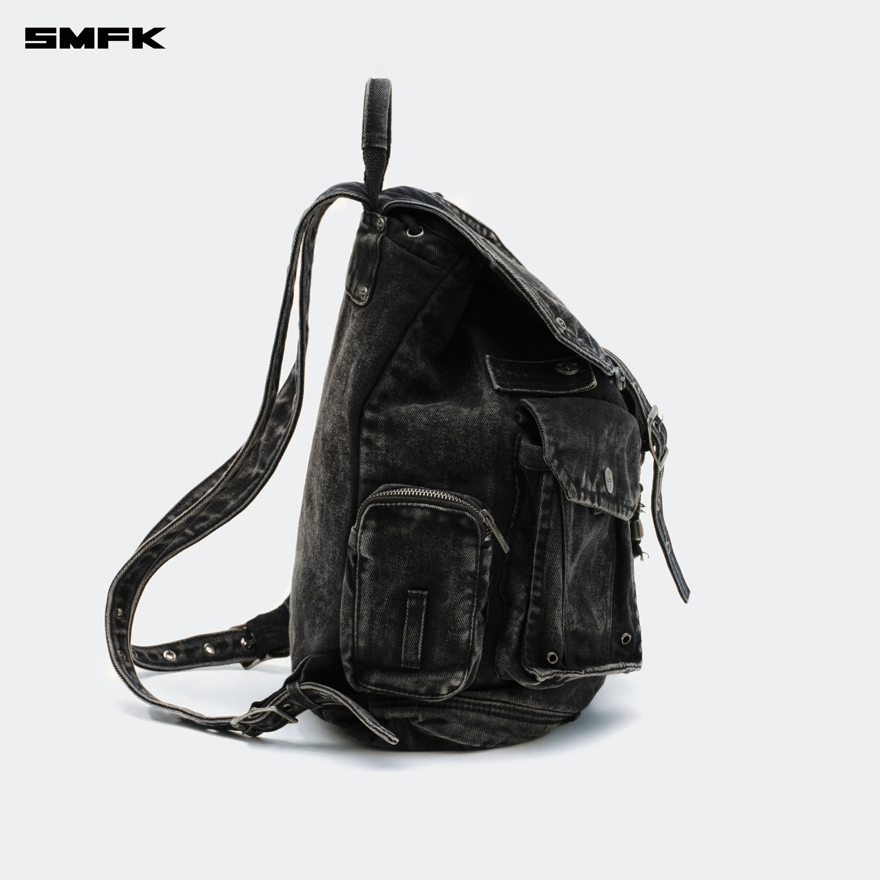 Compass Tarpan Denim Backpack Black (Large) - SMFK Official