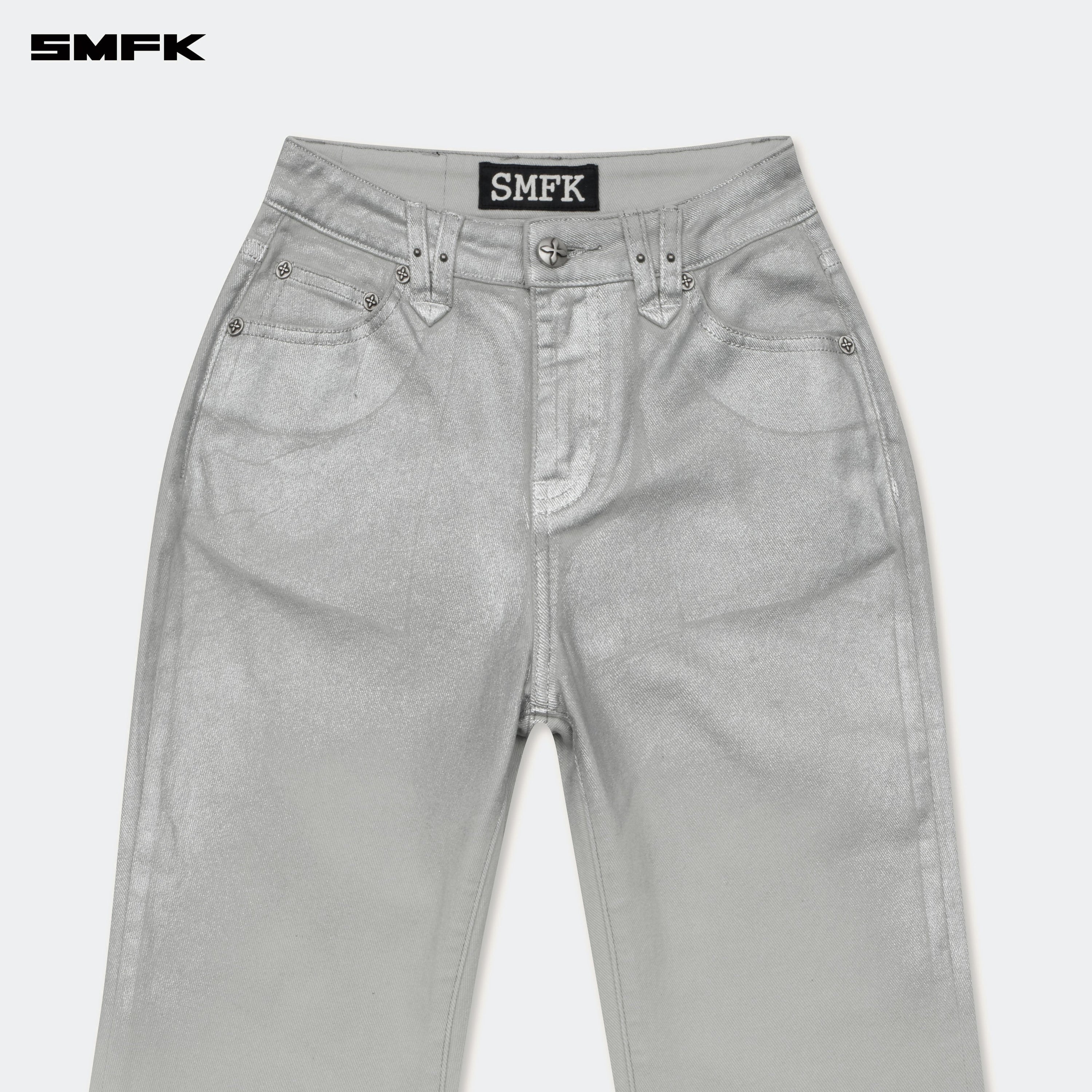 Compass Wild Classic Flared Jeans Silver - SMFK Official