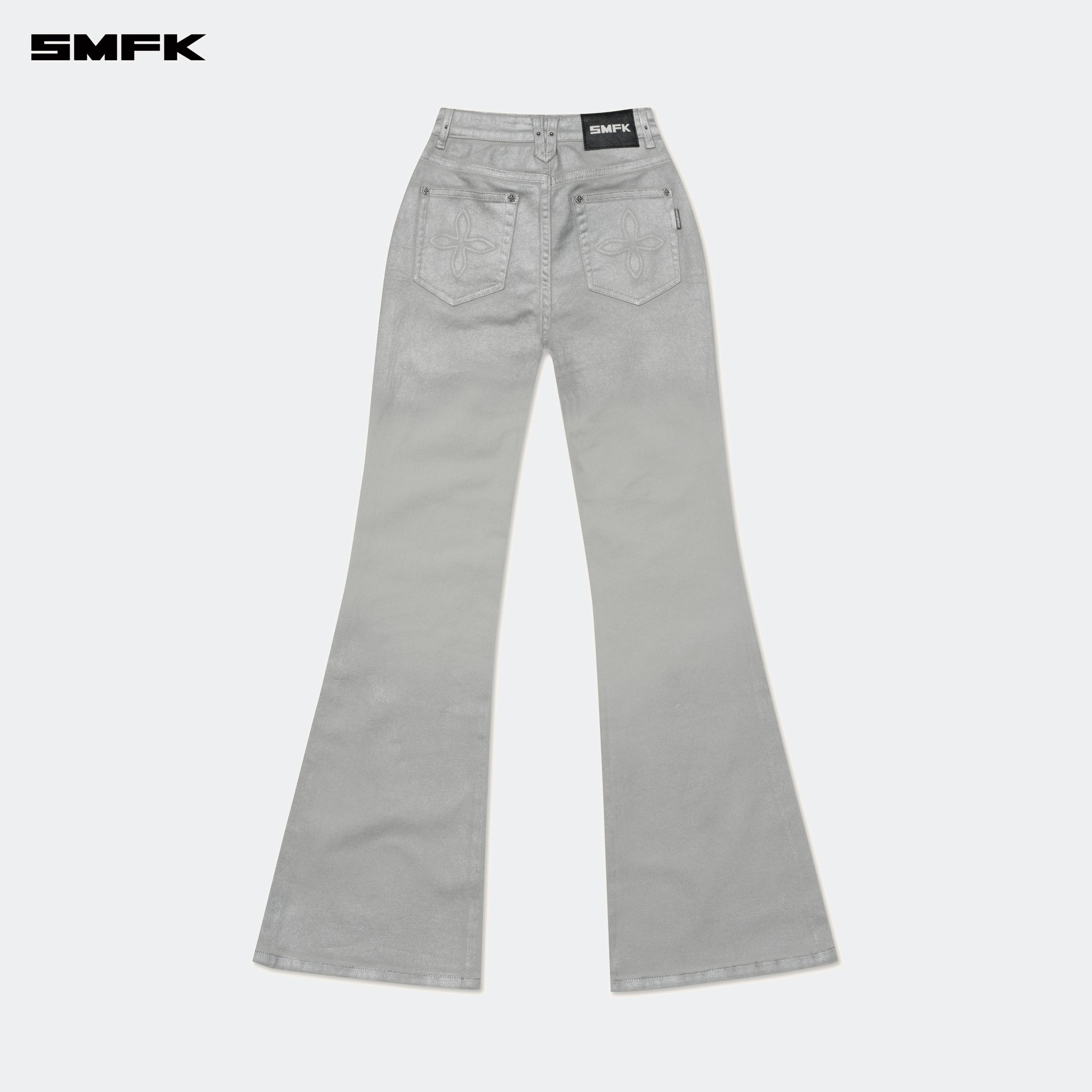 Compass Wild Classic Flared Jeans Silver - SMFK Official