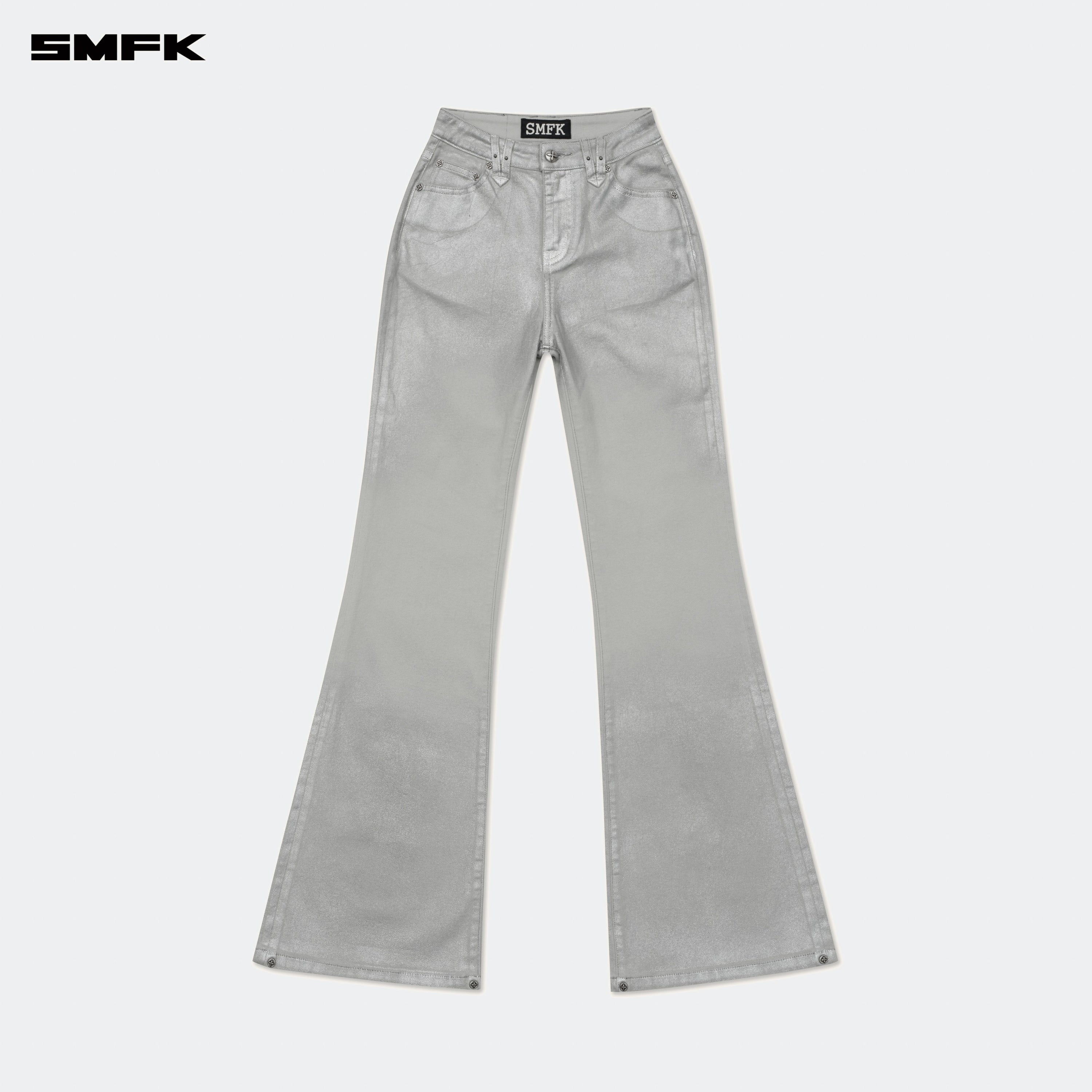 Compass Wild Classic Flared Jeans Silver - SMFK Official