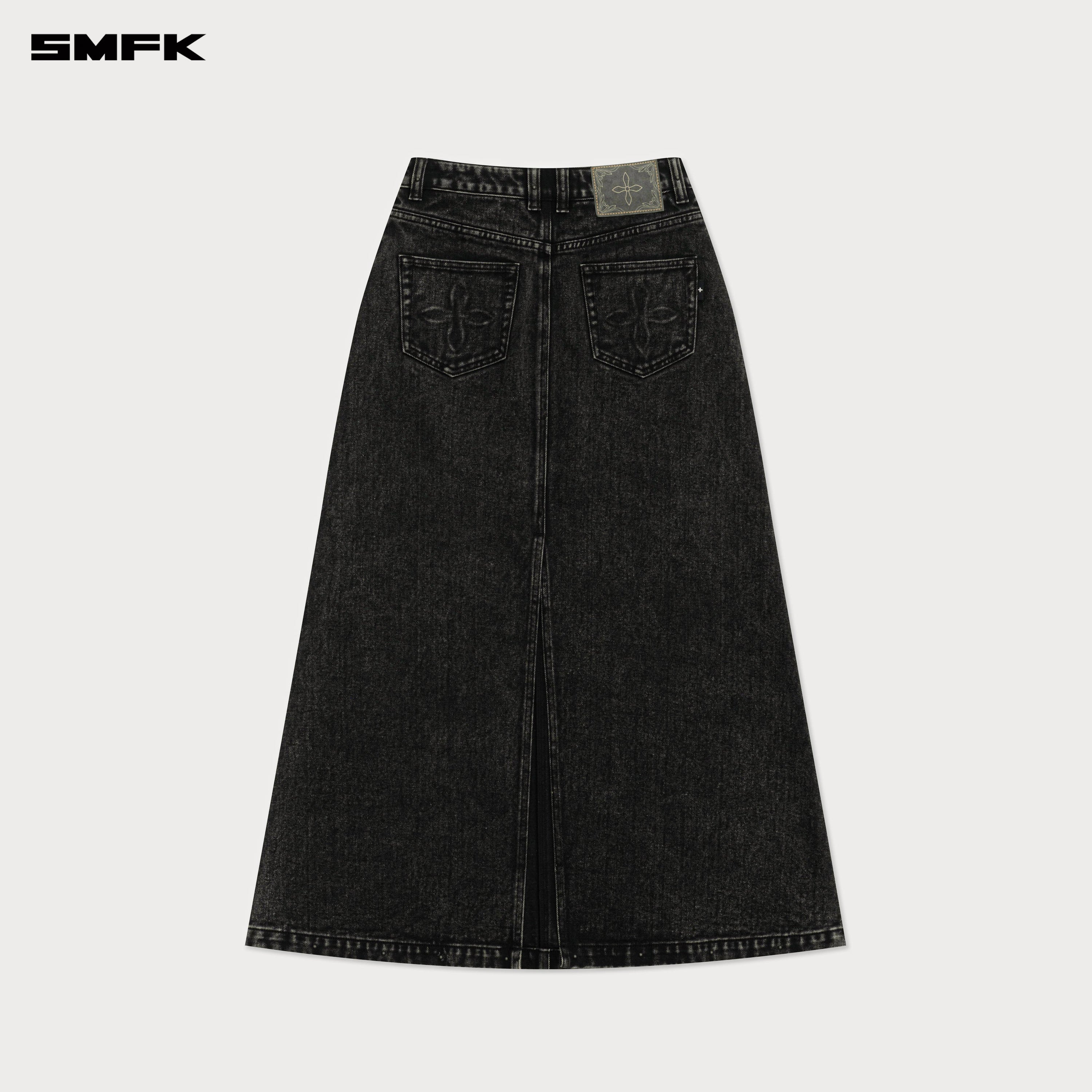 Compass Wild Cyber Mustang Skirt in Grey - SMFK Official