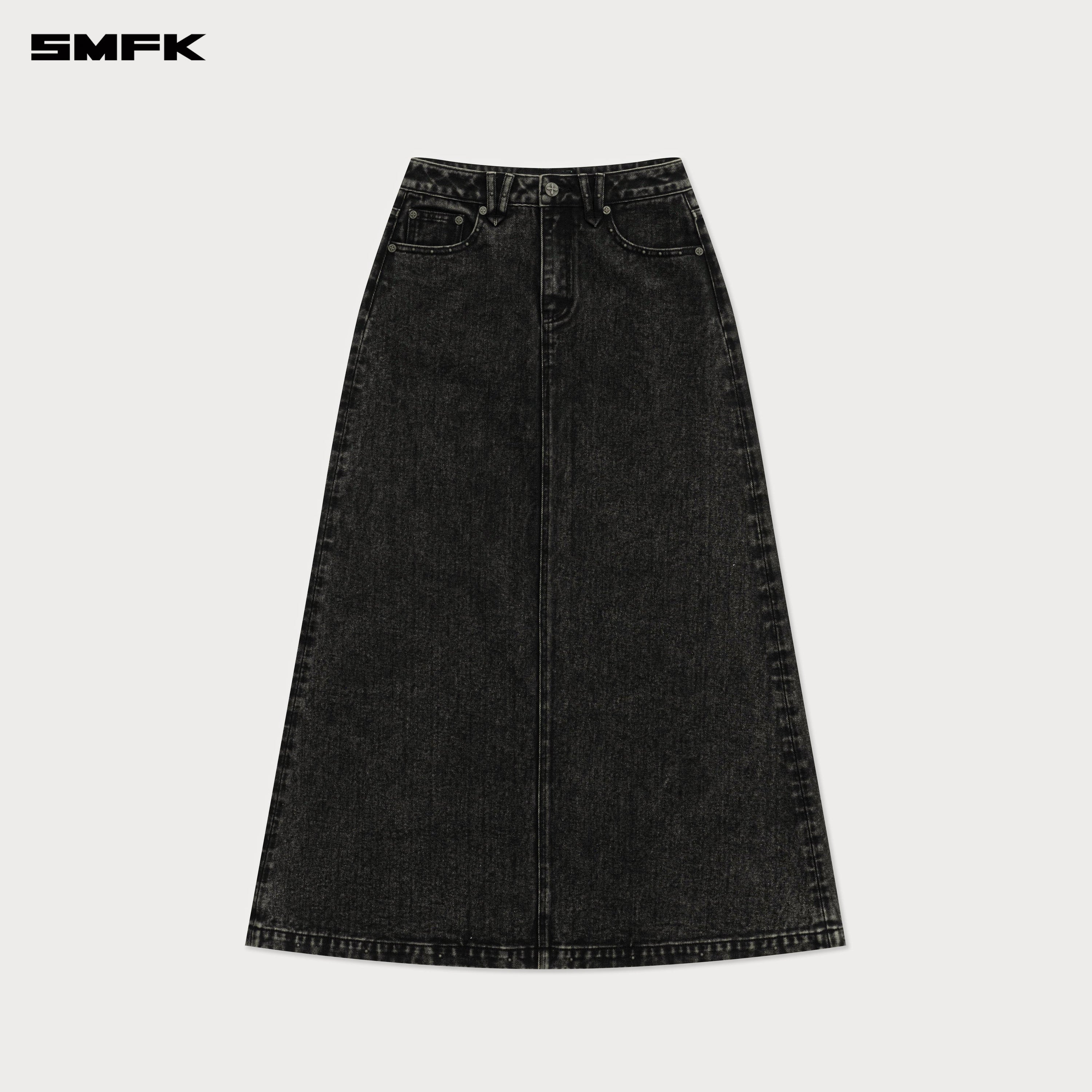 Compass Wild Cyber Mustang Skirt in Grey - SMFK Official