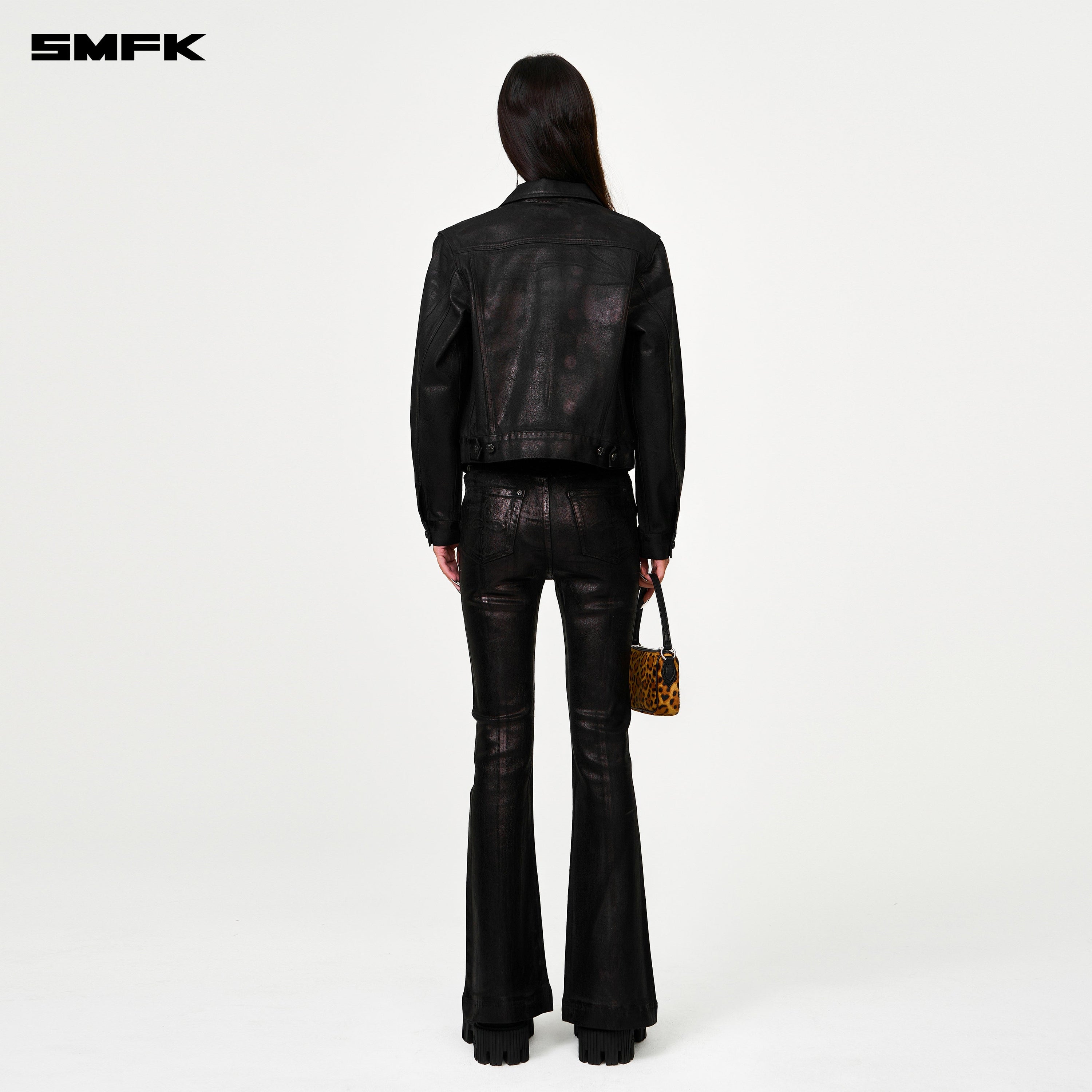 Compass Wild Waxed Denim Flared Jeans - SMFK Official