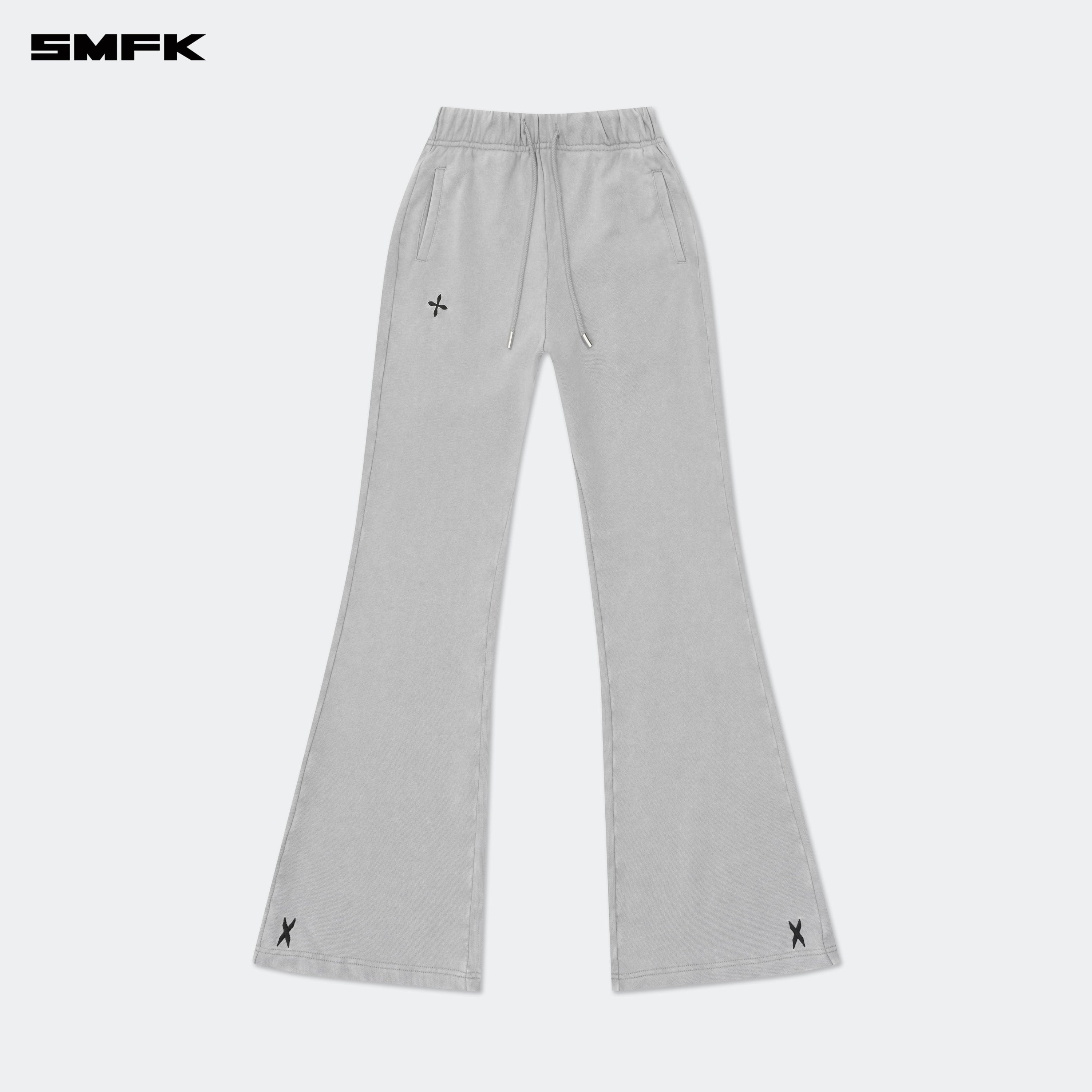 FUTURE Classic Flared Sweatpants In Gray - SMFK Official