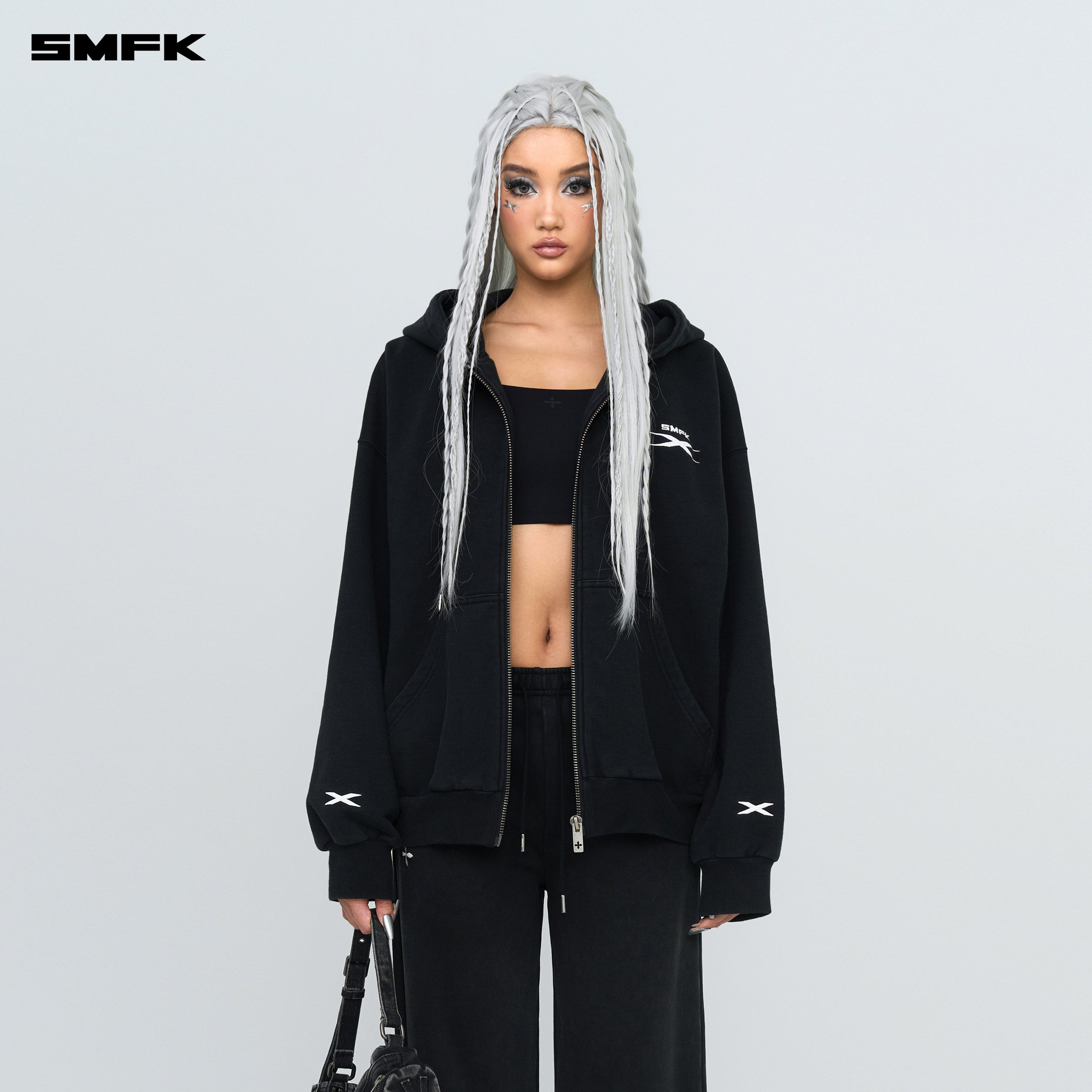 FUTURE Classic Wide - leg Sweatpants In Black - SMFK Official