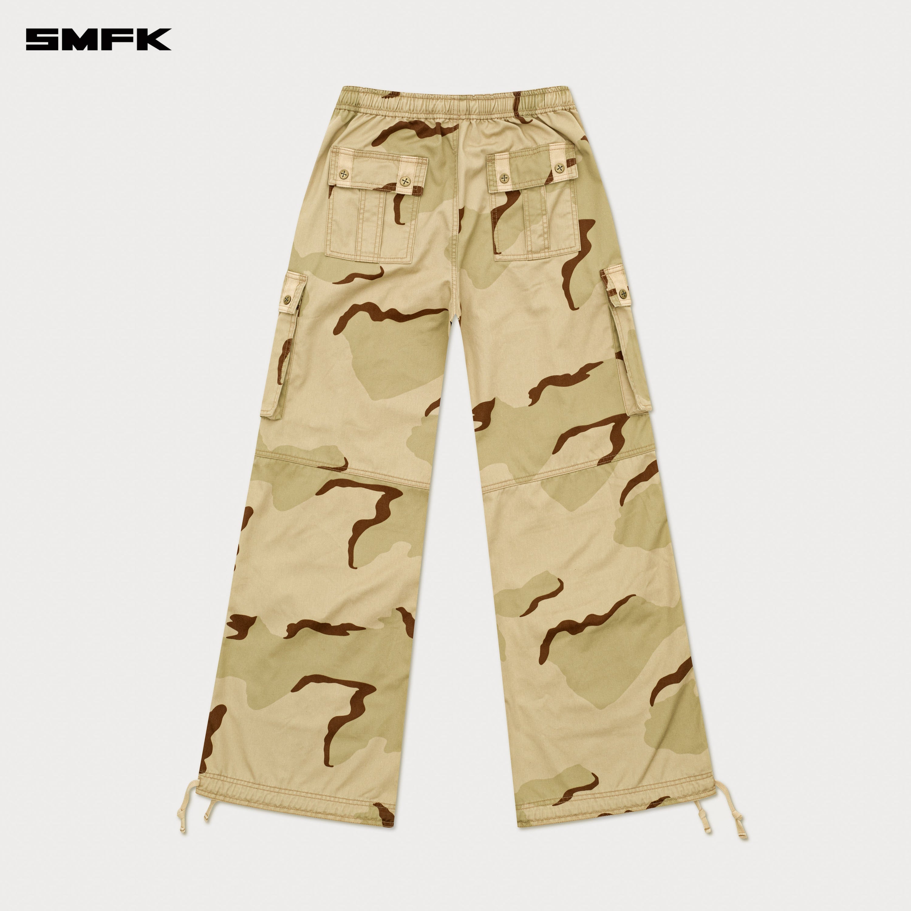 FUTURE Lightning Wide - Leg Track Pants in Camouflage - SMFK Official