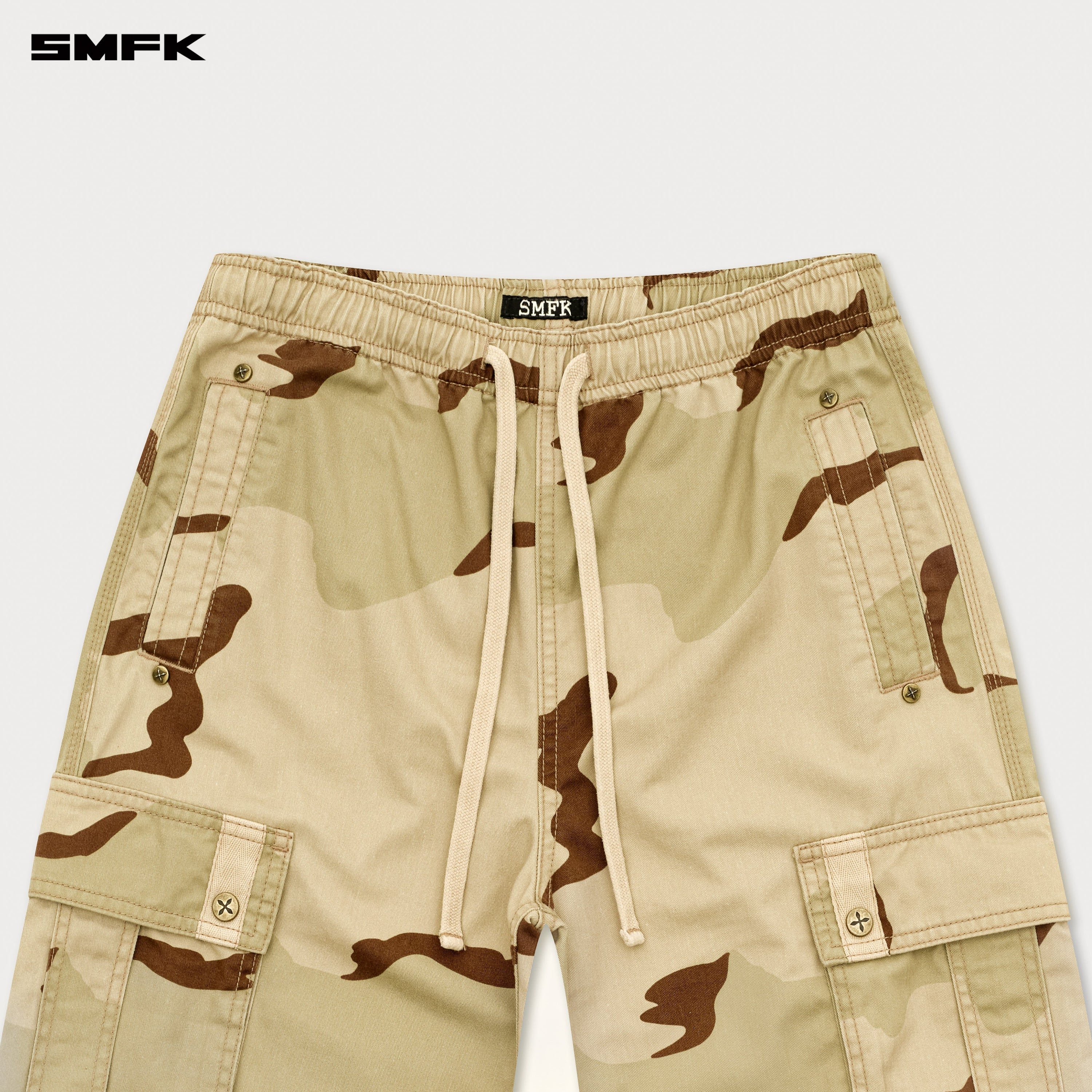 FUTURE Lightning Wide - Leg Track Pants in Camouflage - SMFK Official