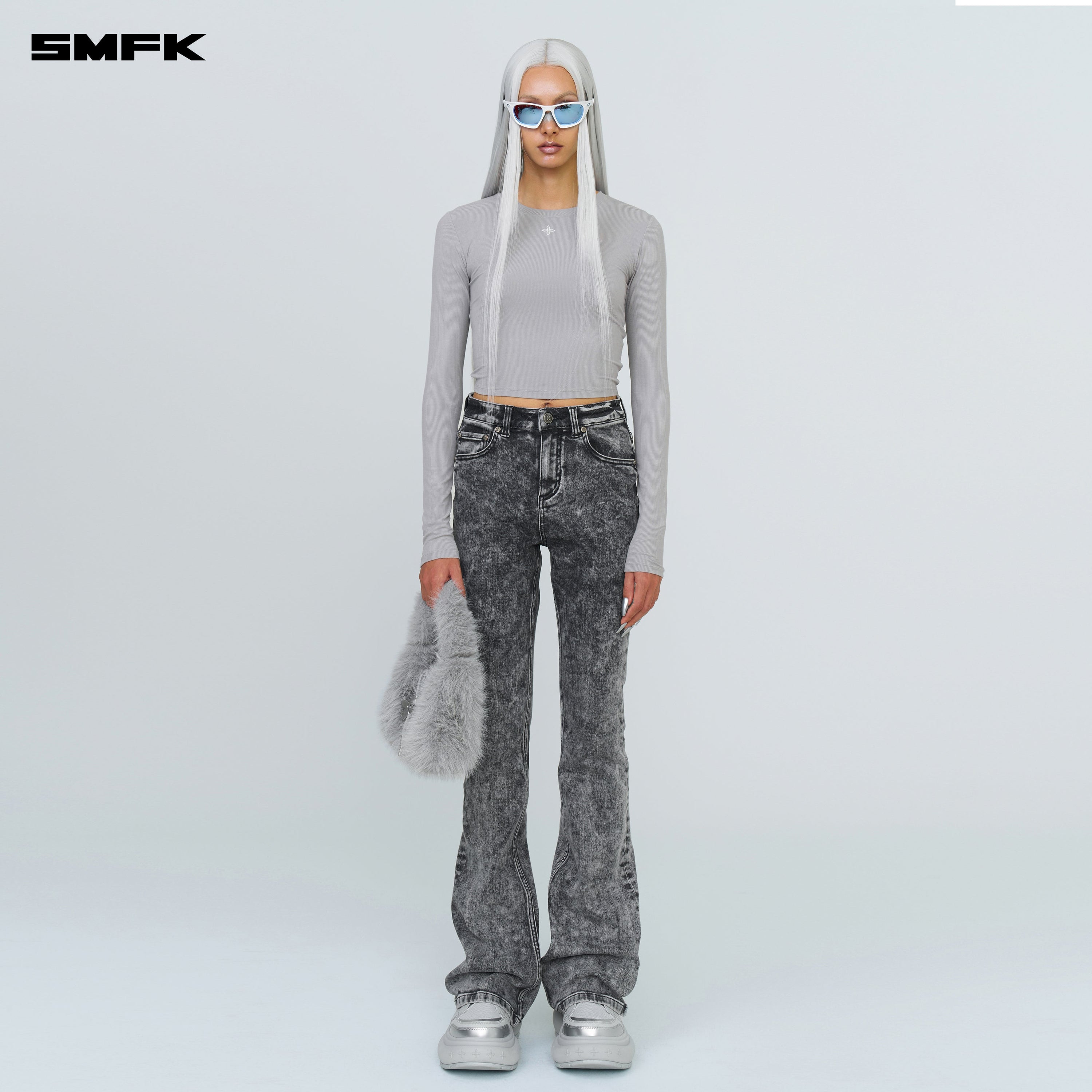 FUTURE Mirage Snowflake Flared Jeans - SMFK Official