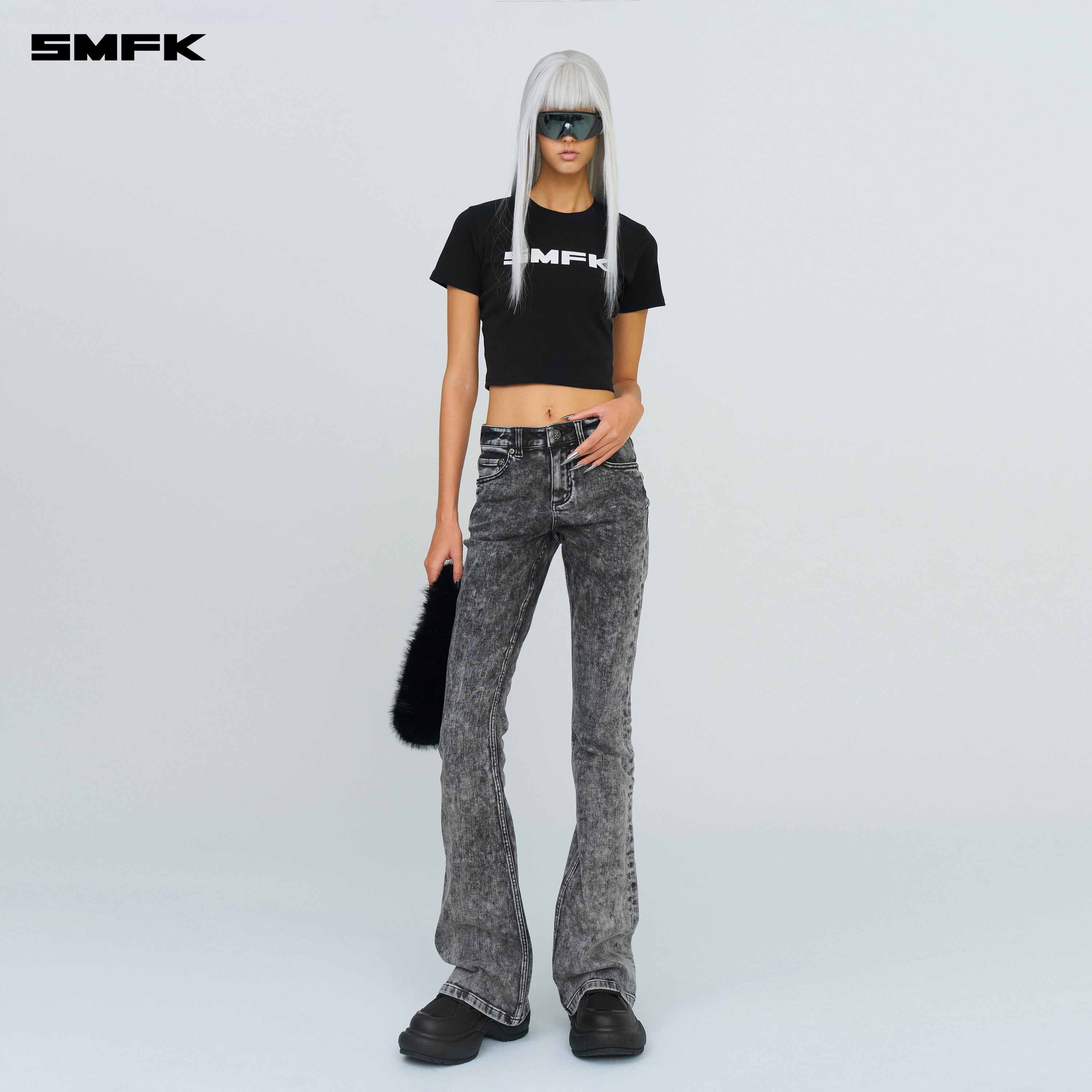 FUTURE Mirage Snowflake Flared Jeans - SMFK Official