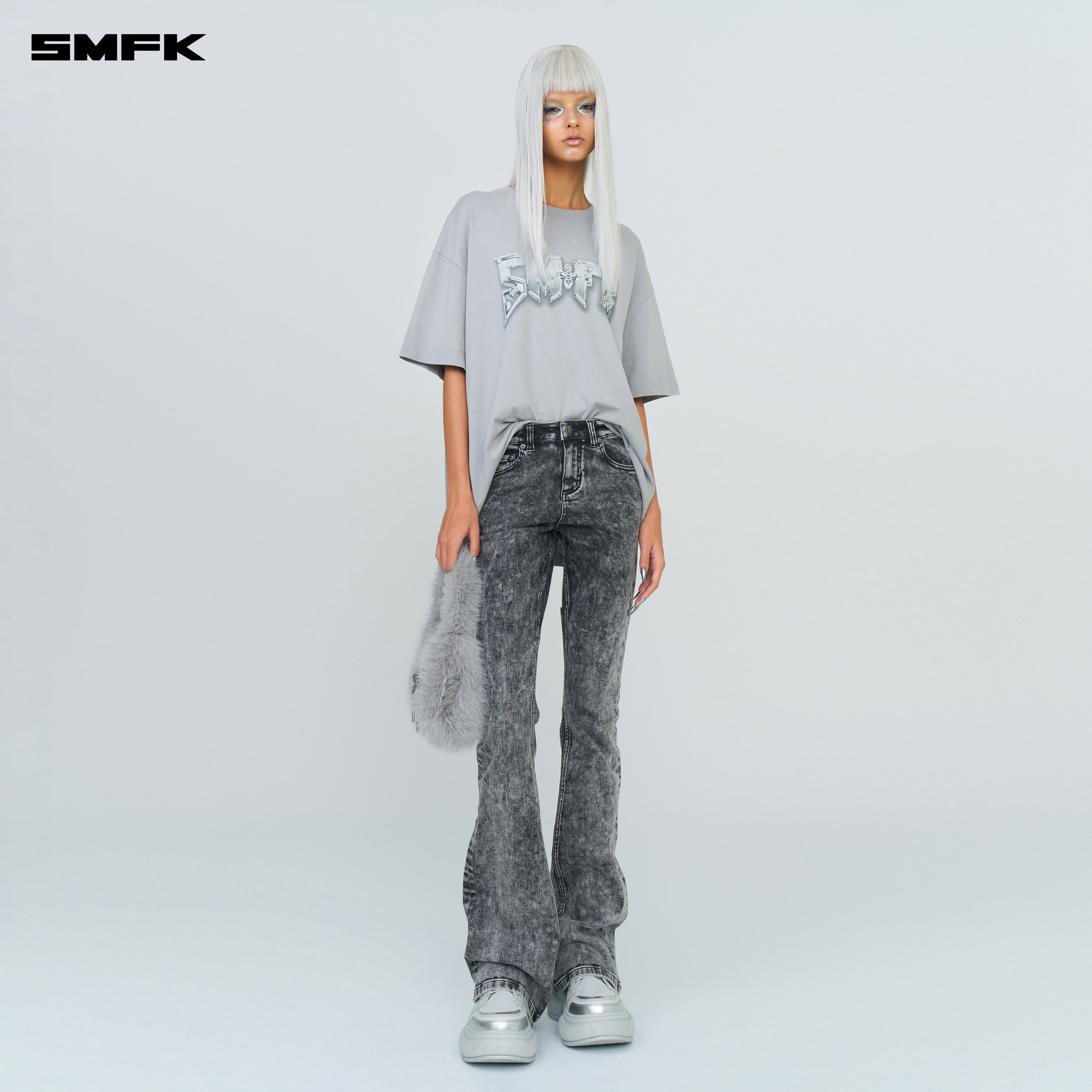 FUTURE Mirage Snowflake Flared Jeans - SMFK Official