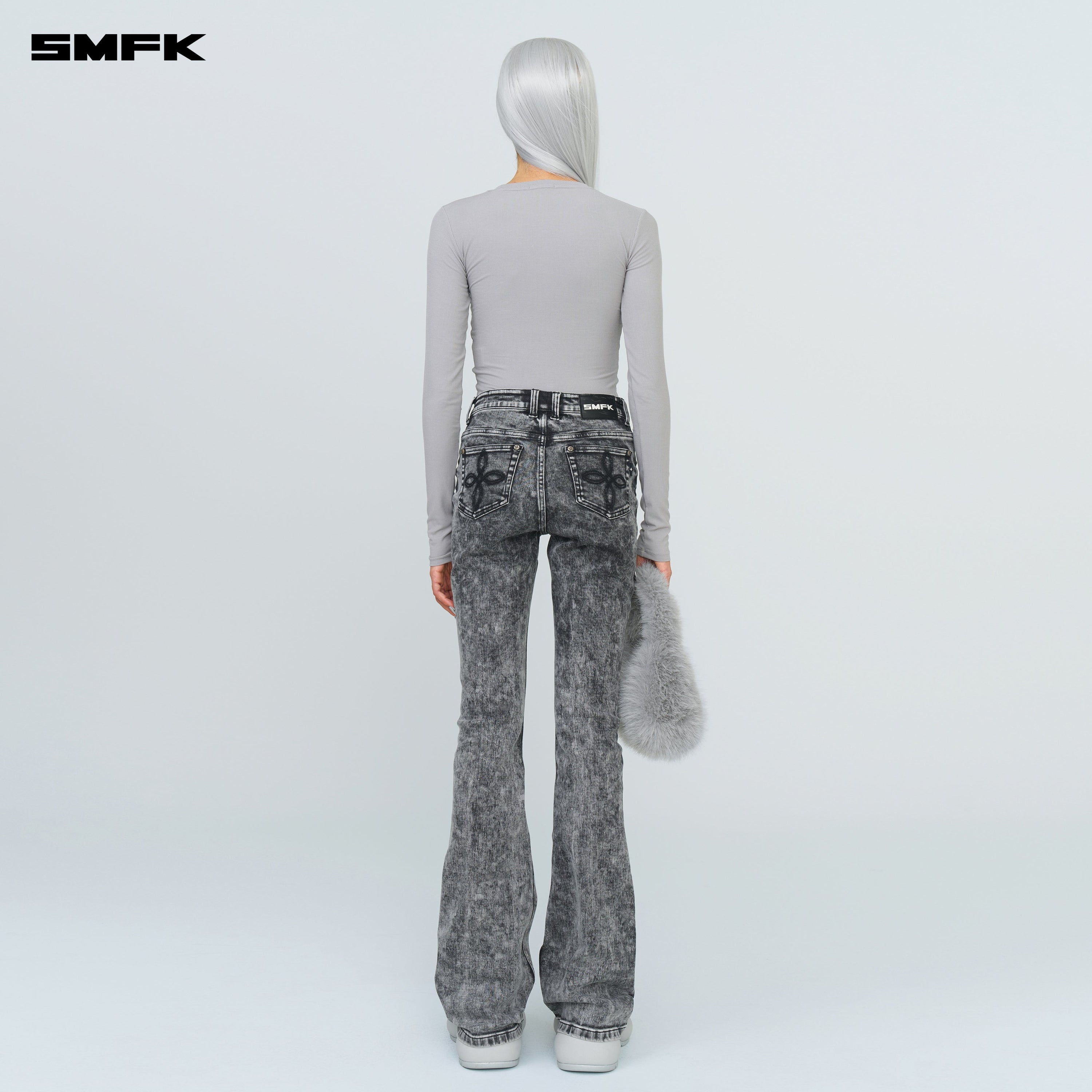 FUTURE Mirage Snowflake Flared Jeans - SMFK Official