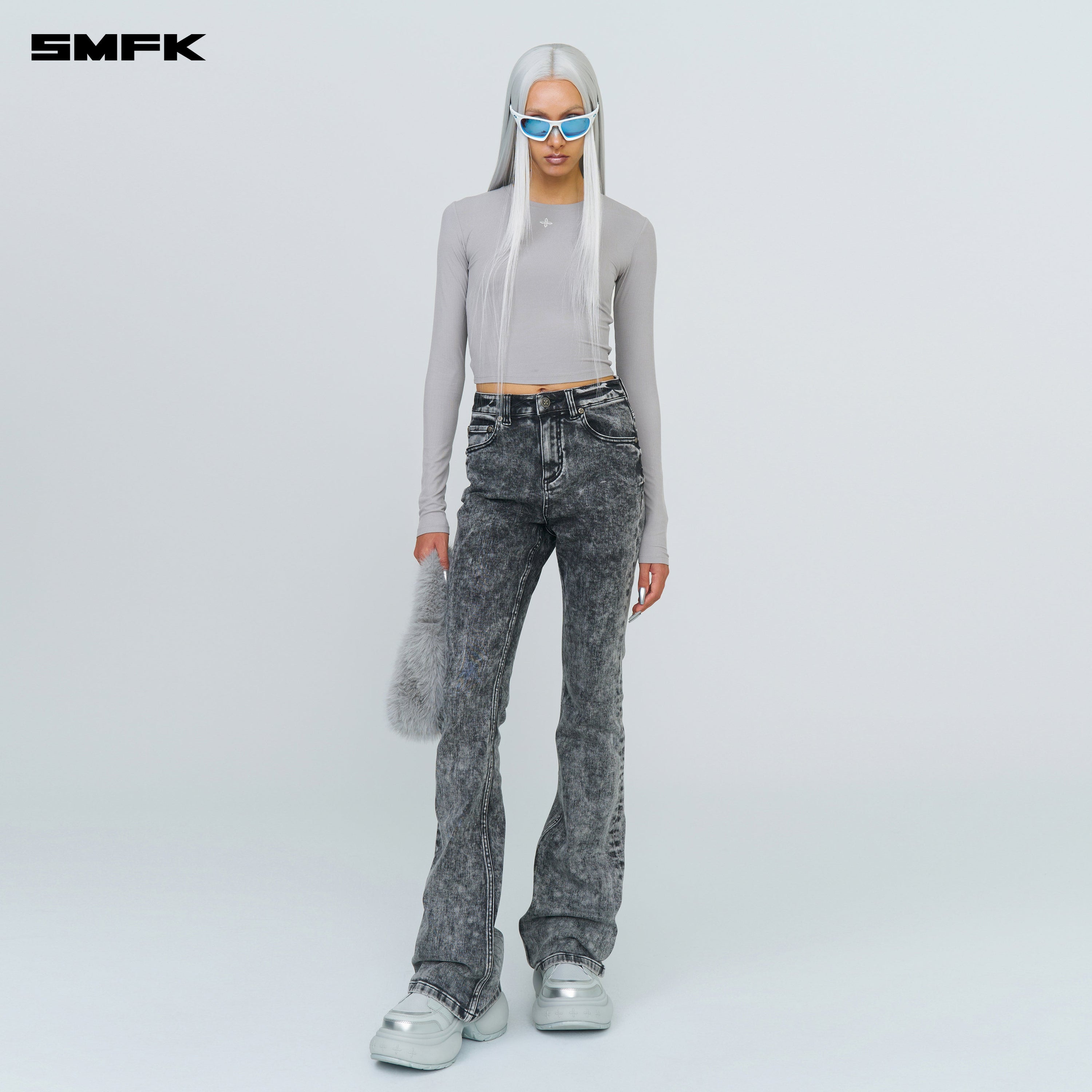 FUTURE Mirage Snowflake Flared Jeans - SMFK Official