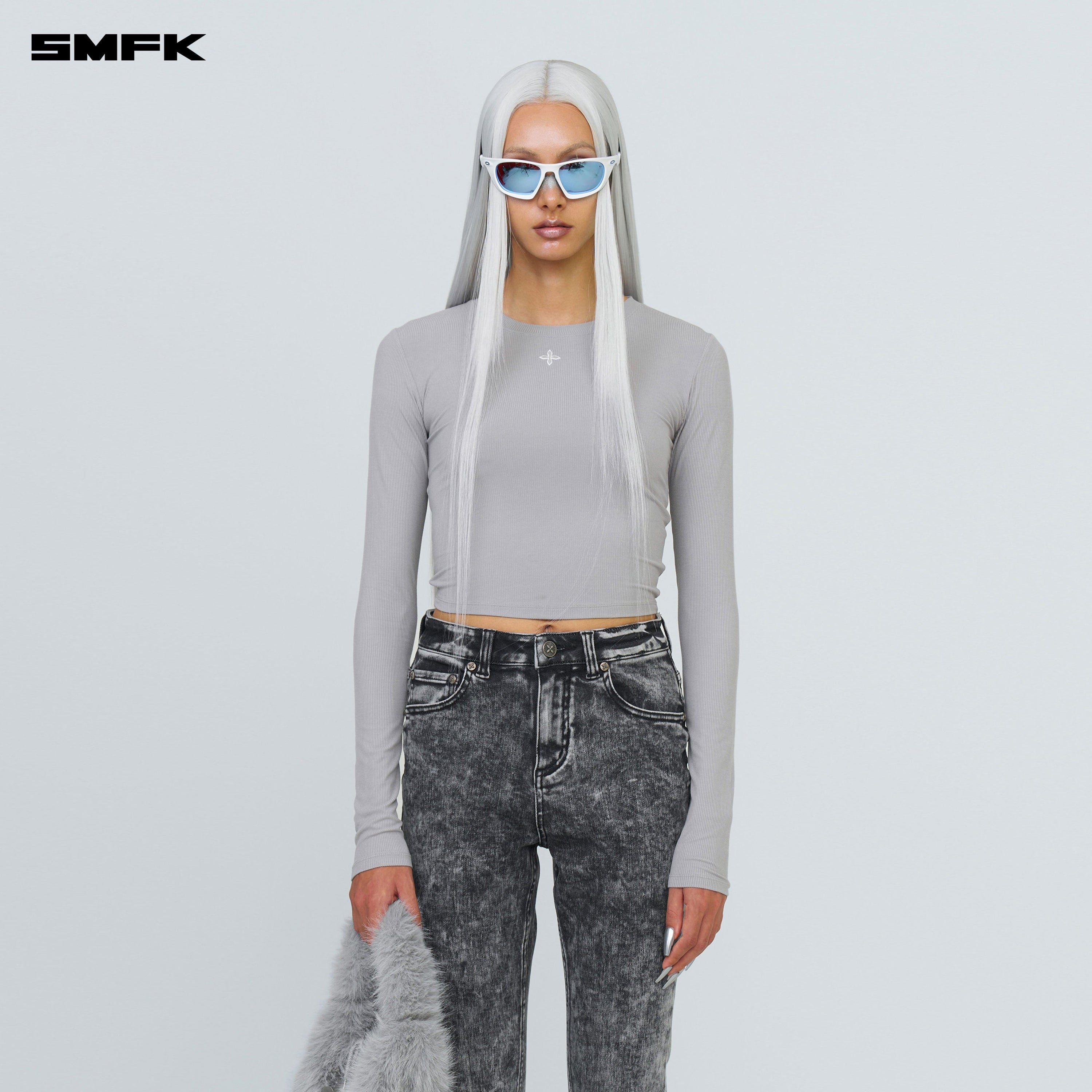 FUTURE Mirage Snowflake Flared Jeans - SMFK Official