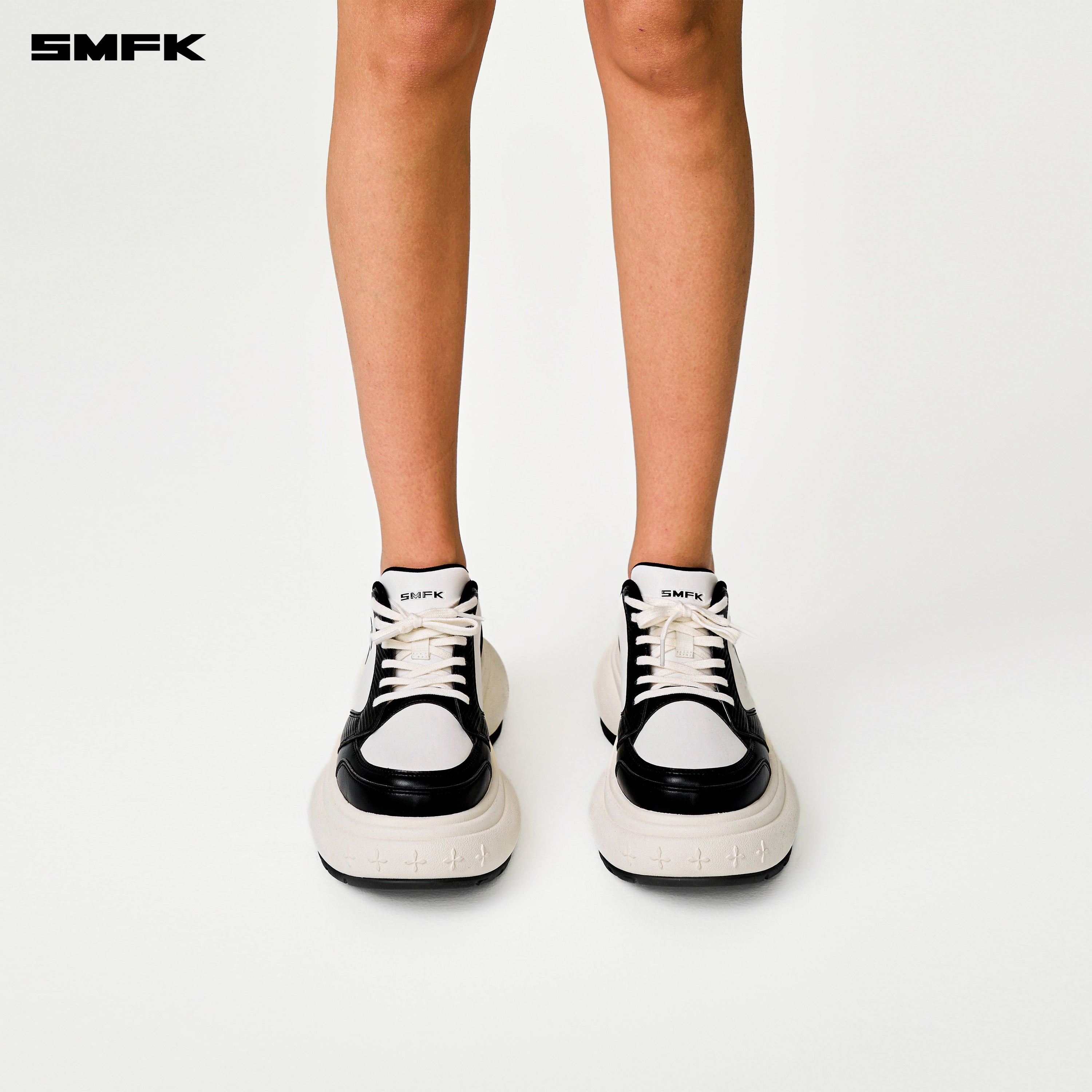 FUTURE RIPPLE High - Heeled Skater Shoes in Black - SMFK Official