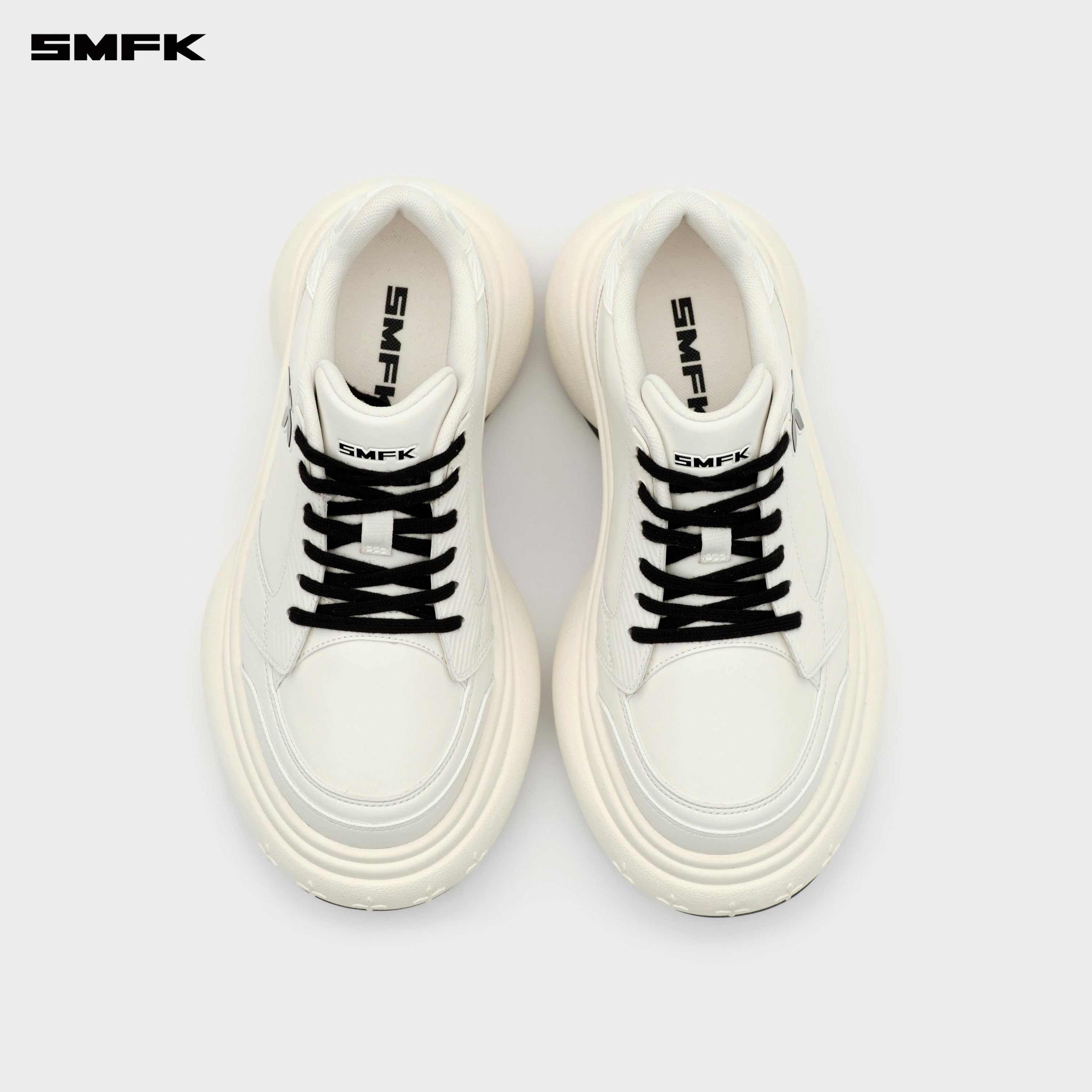 FUTURE RIPPLE High - Heeled Skater Shoes in White - SMFK Official