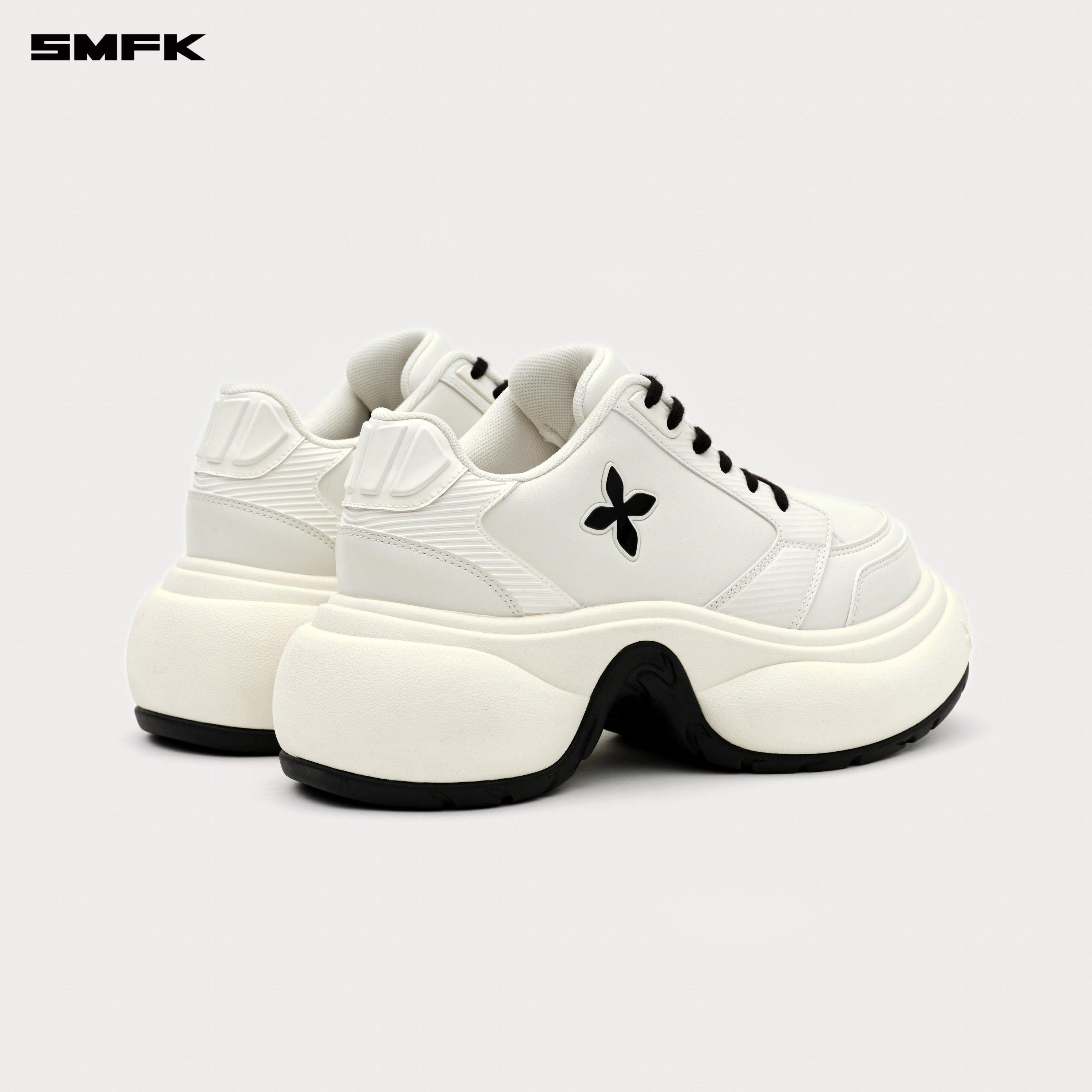 FUTURE RIPPLE High - Heeled Skater Shoes in White - SMFK Official