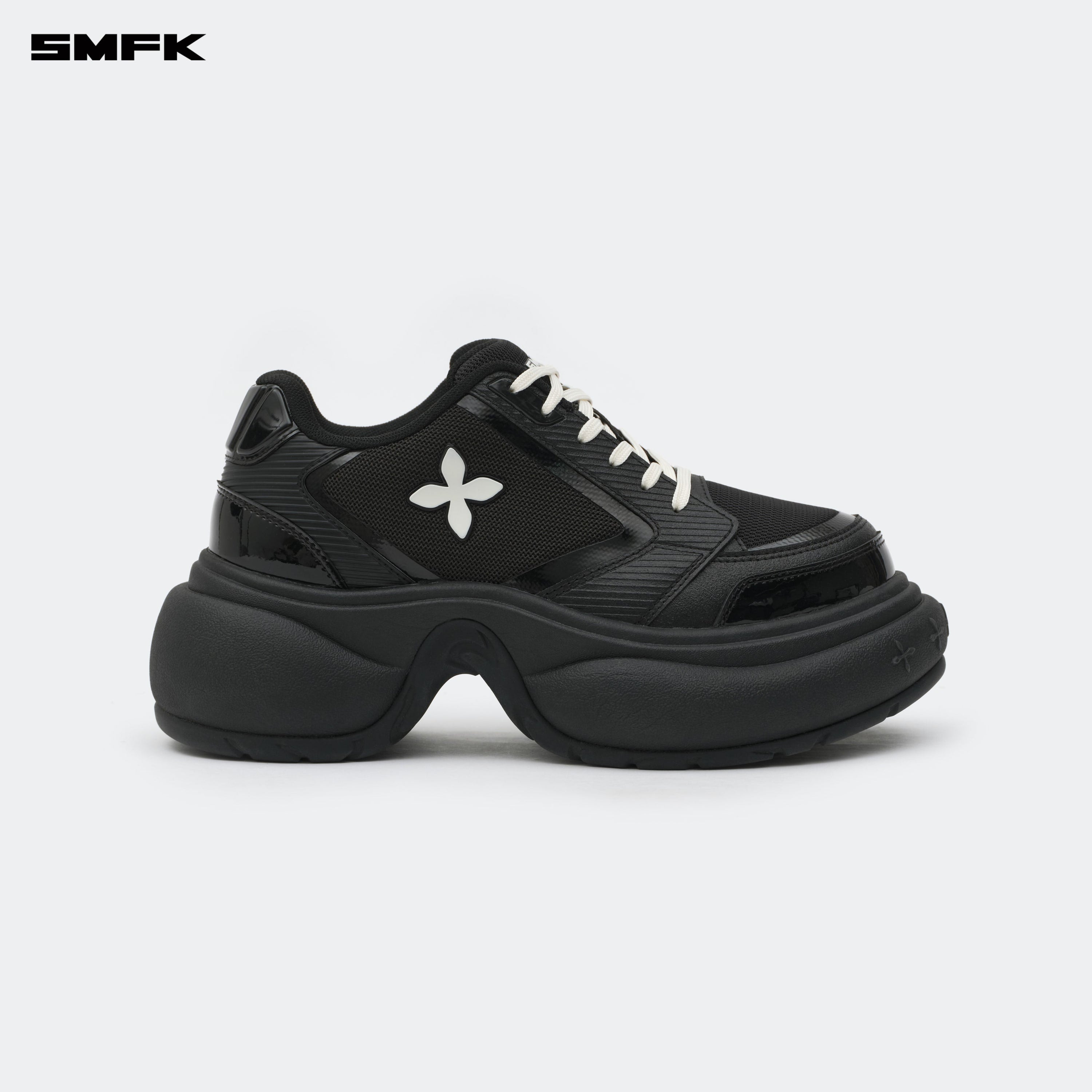 FUTURE RIPPLE High - heeled Sneaker In Black - SMFK Official