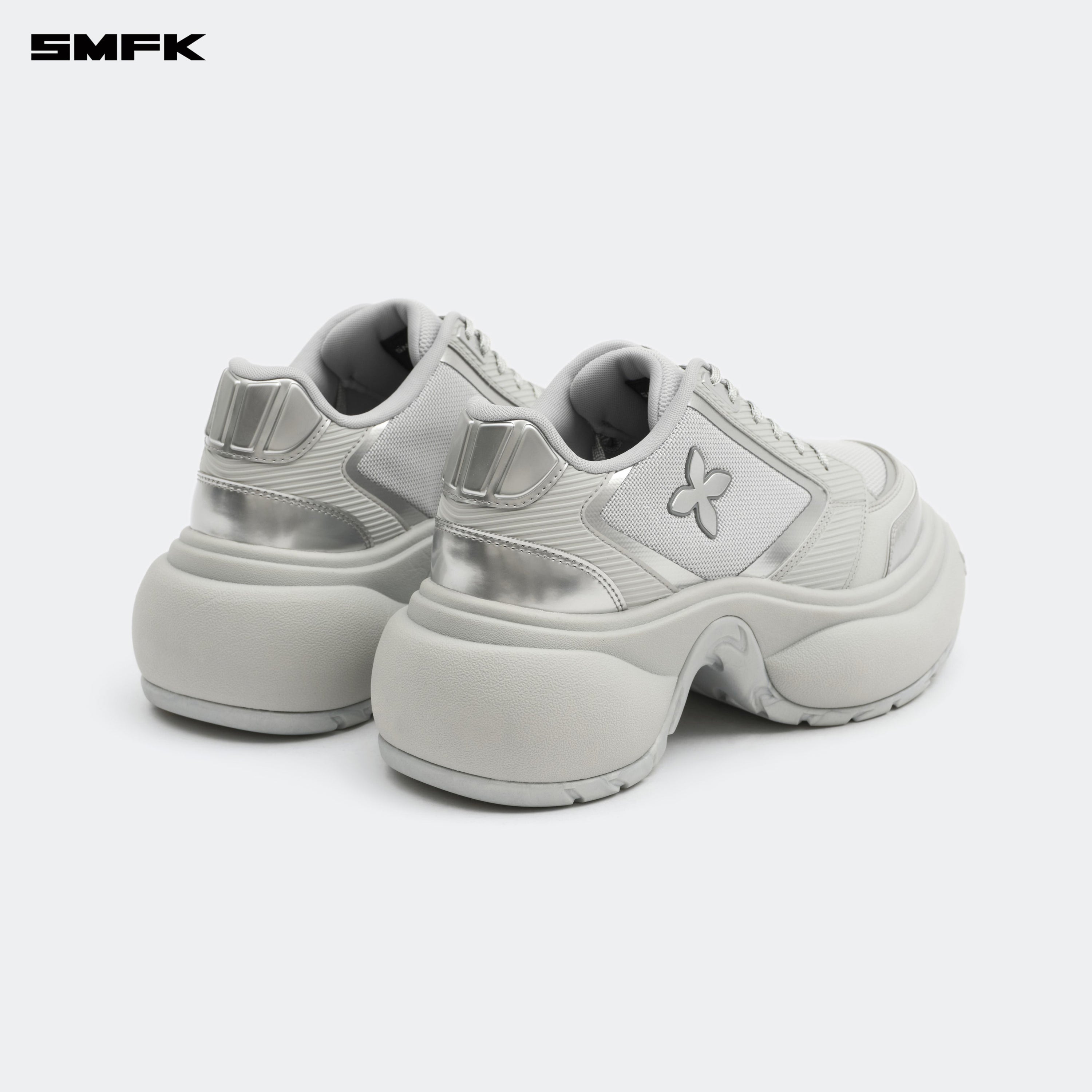 FUTURE RIPPLE High - heeled Sneaker In Gray - SMFK Official