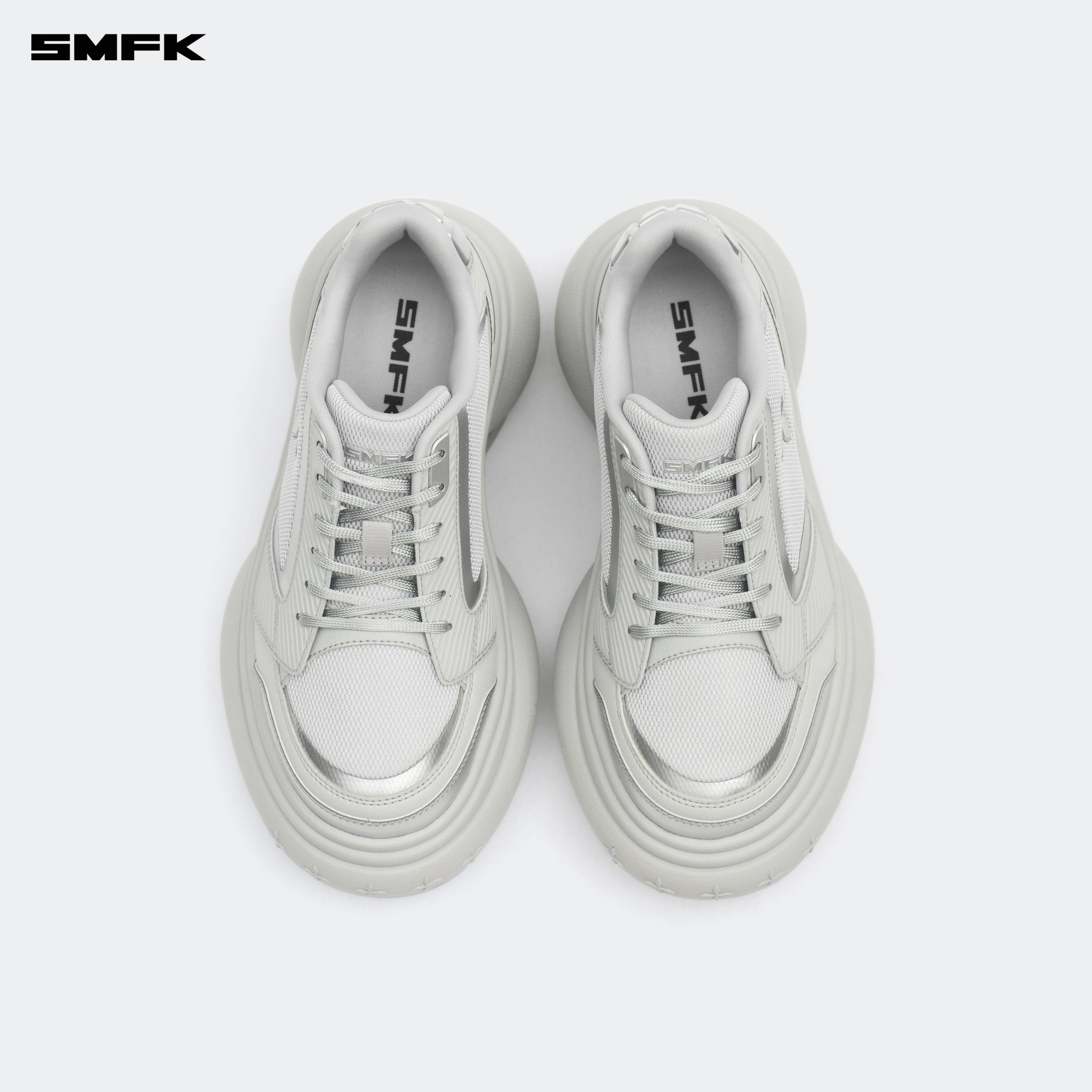 FUTURE RIPPLE High - heeled Sneaker In Gray - SMFK Official