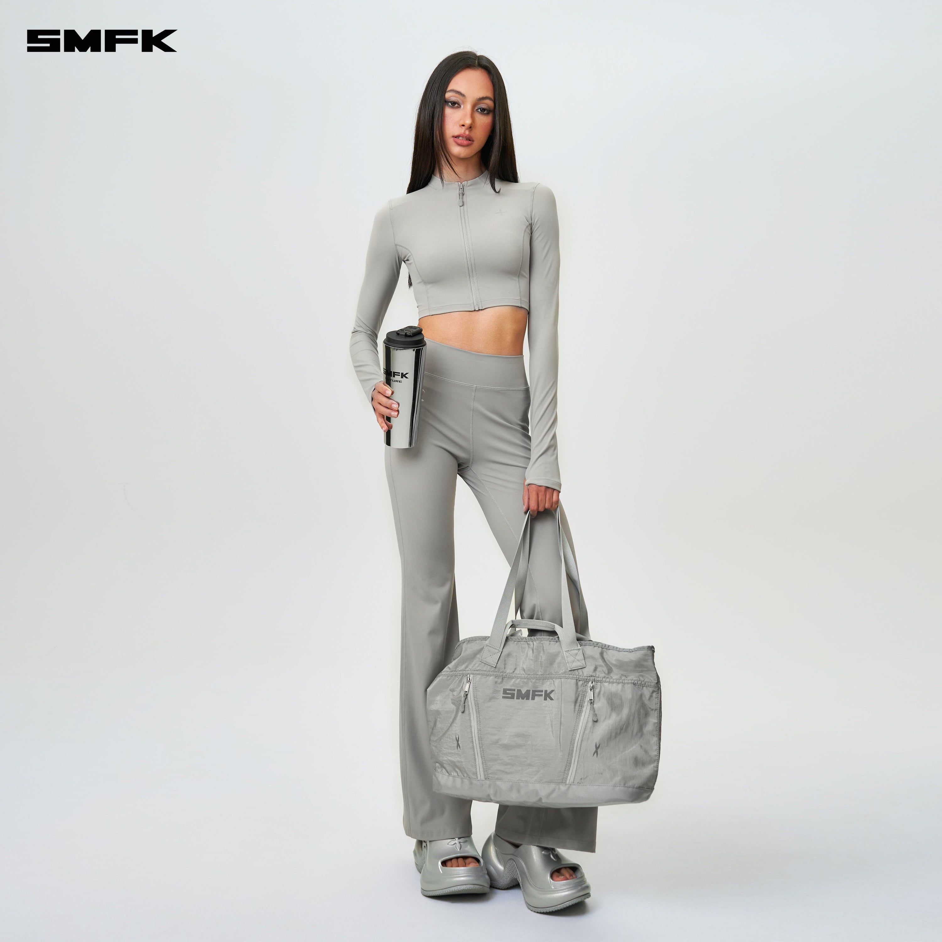 FUTURE Storm Gym Sports Bag Silver (Medium) - SMFK Official