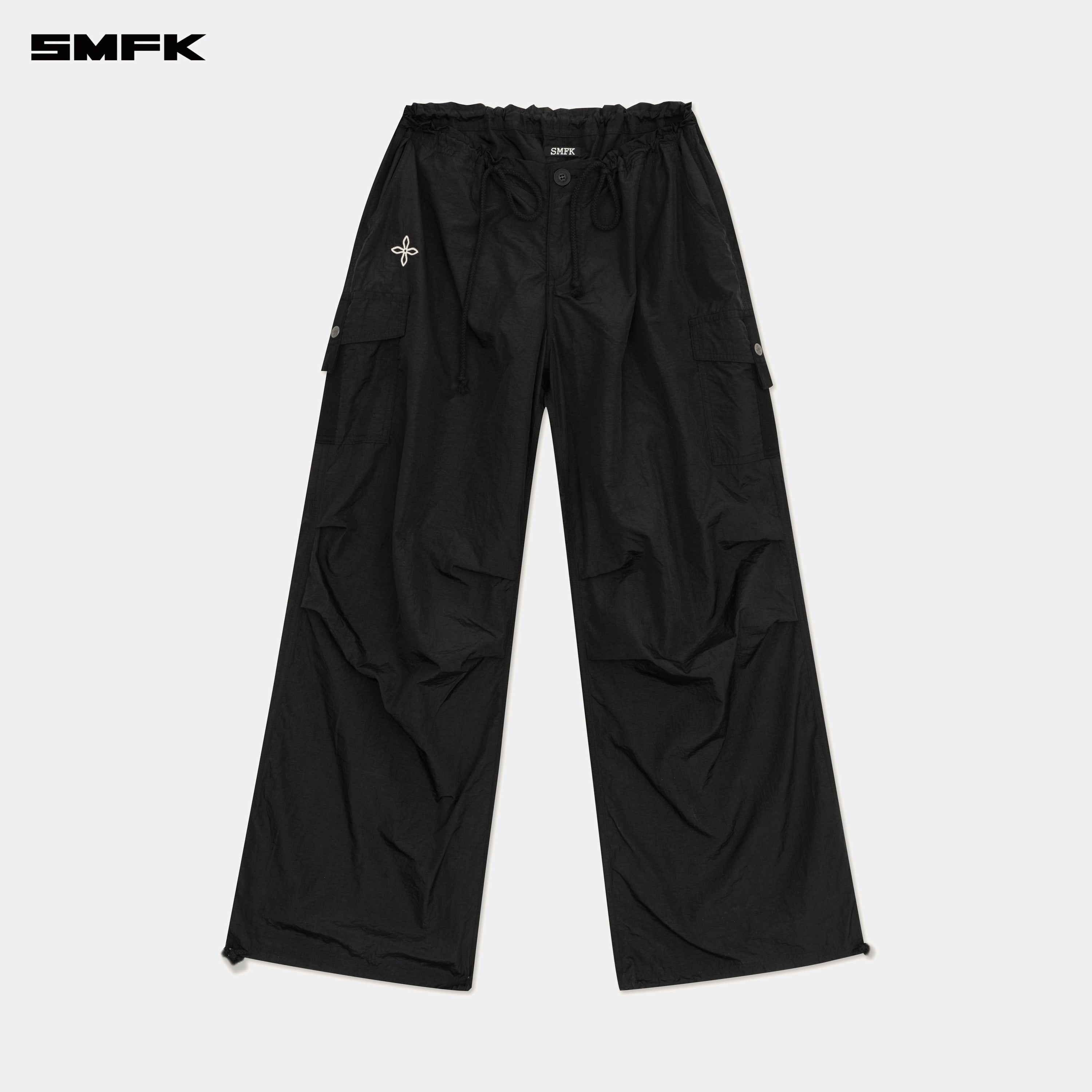 FUTURE Storm Hunting Loose Paratrooper Pants Black - SMFK Official