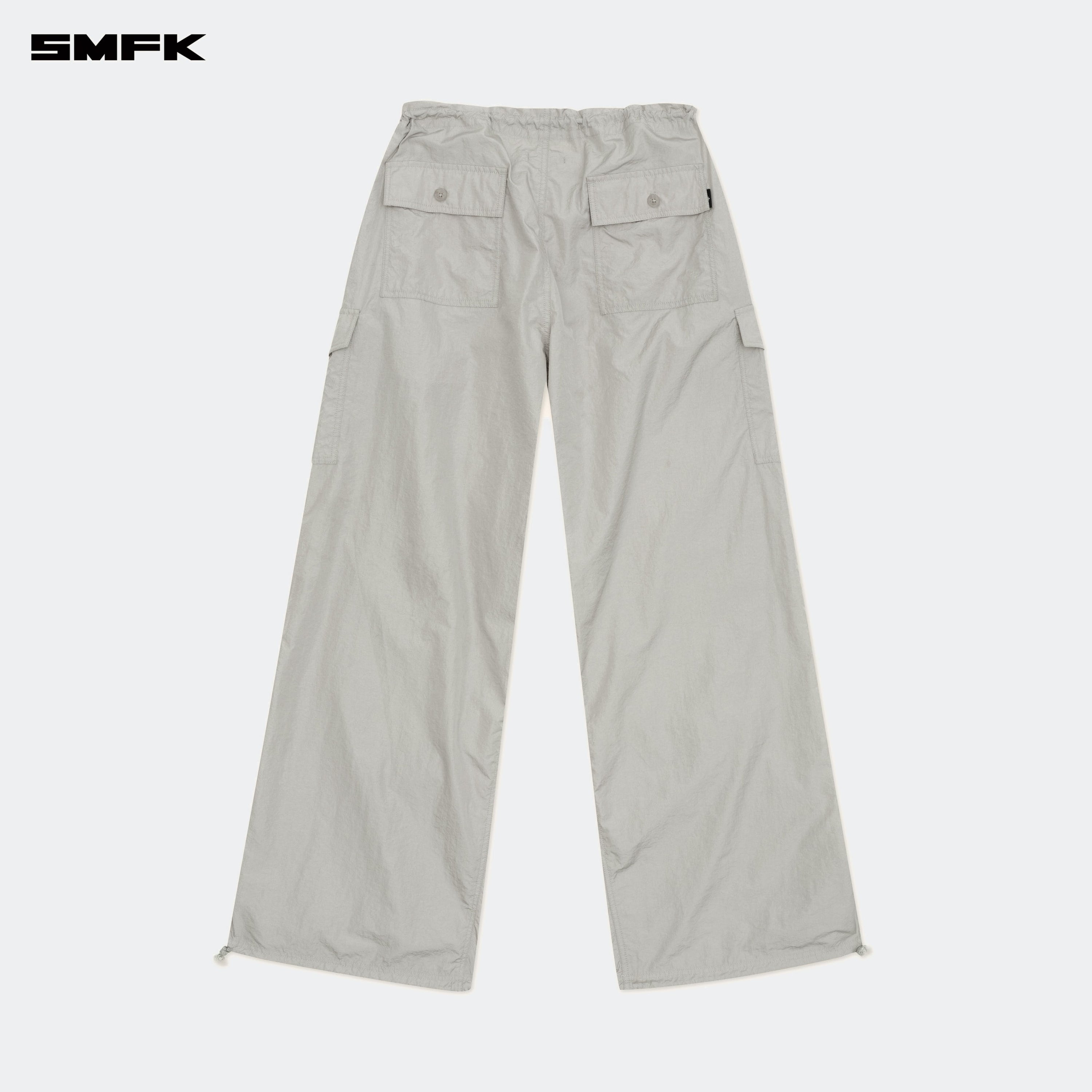 FUTURE Storm Hunting Loose Paratrooper Pants Silver - SMFK Official