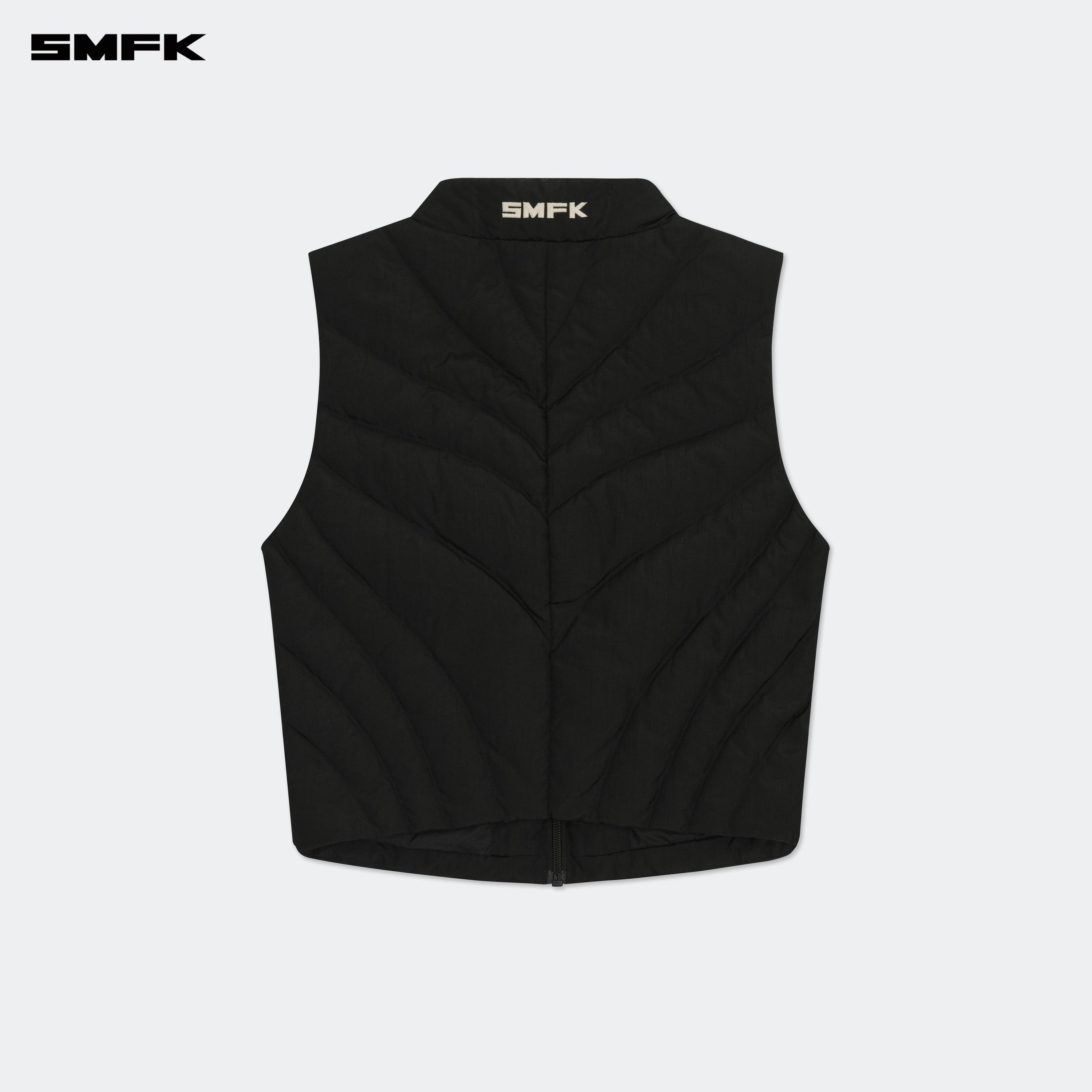 Future Storm Puff Vest Jacket Black - SMFK Official