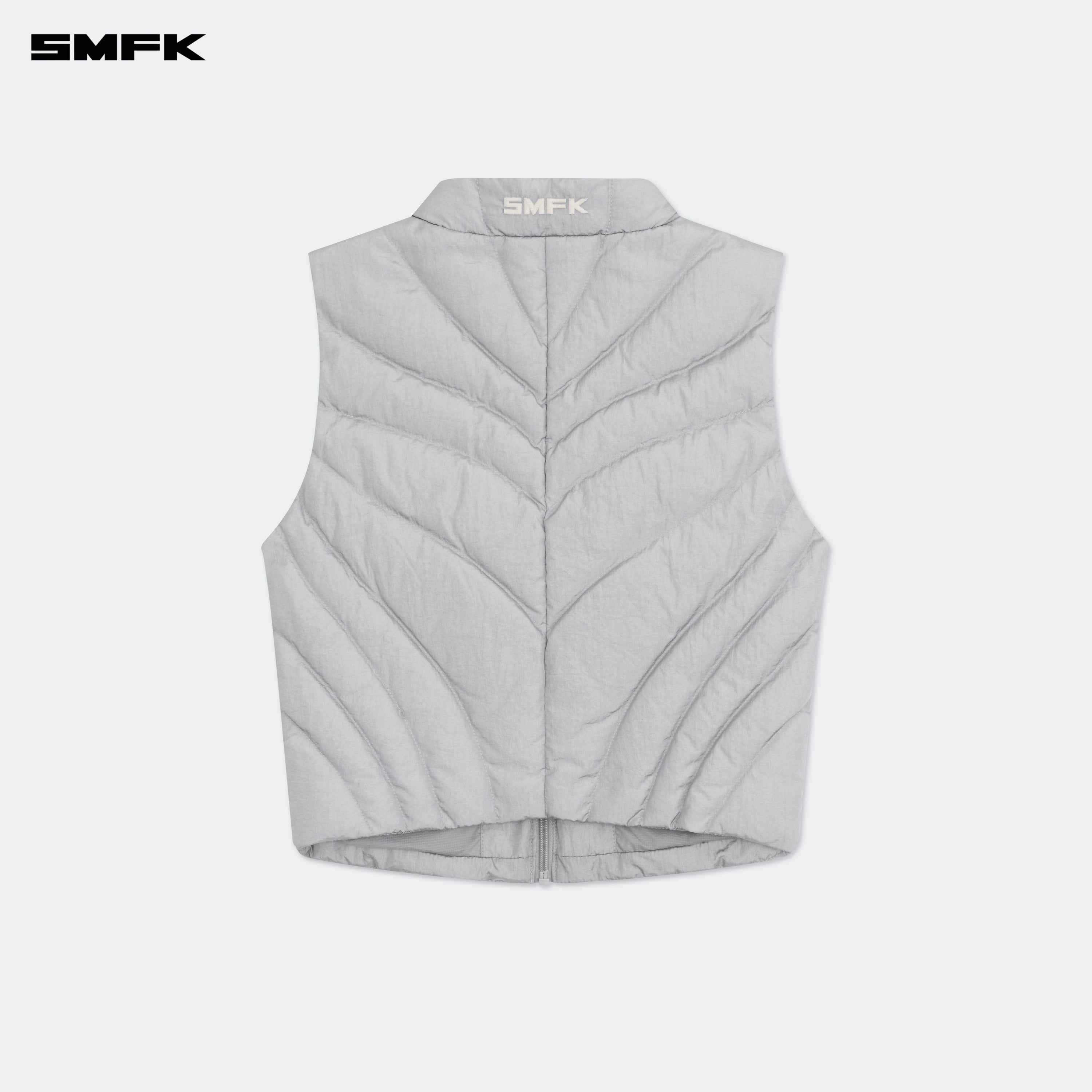 Future Storm Puff Vest Jacket Gray - SMFK Official