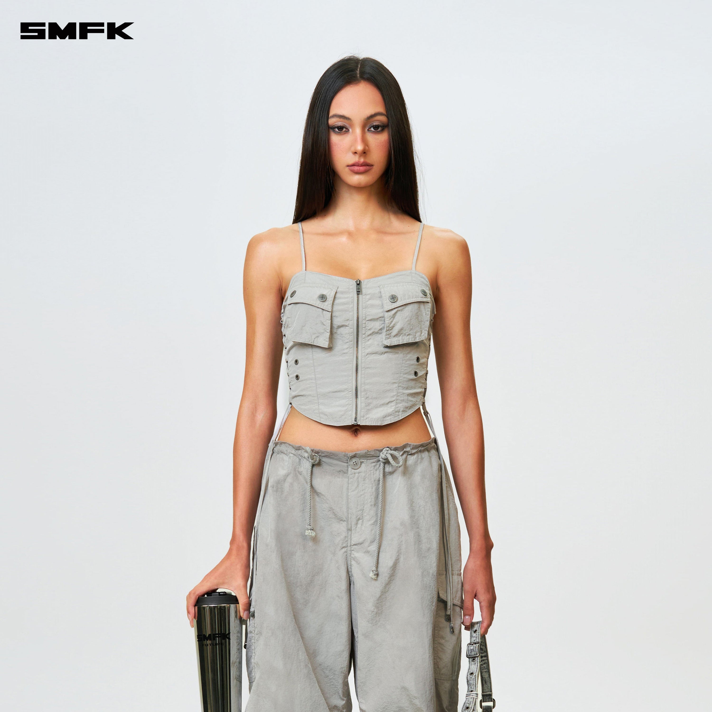 FUTURE Storm Utility Tank Top Silver - SMFK Official