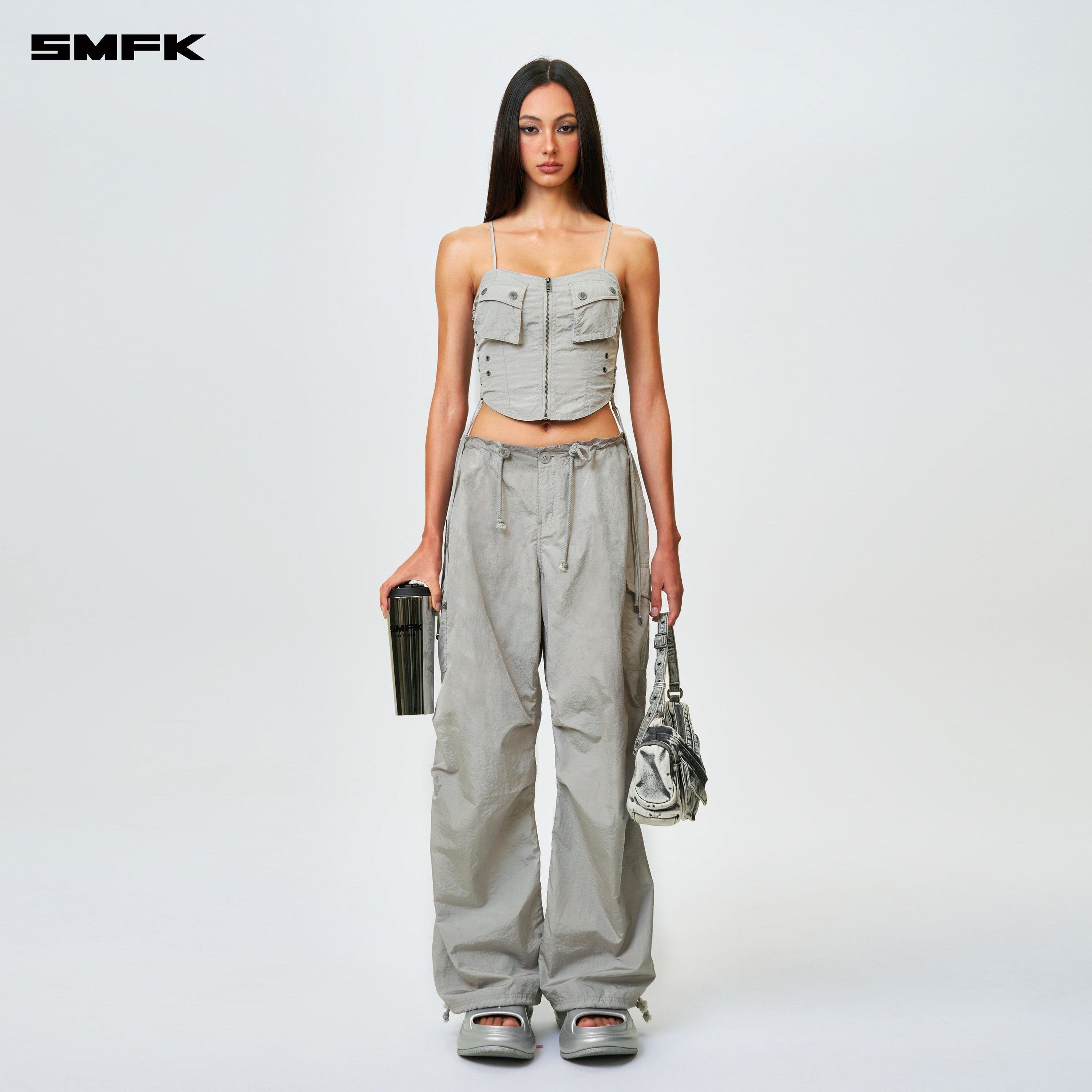 FUTURE Storm Utility Tank Top Silver - SMFK Official