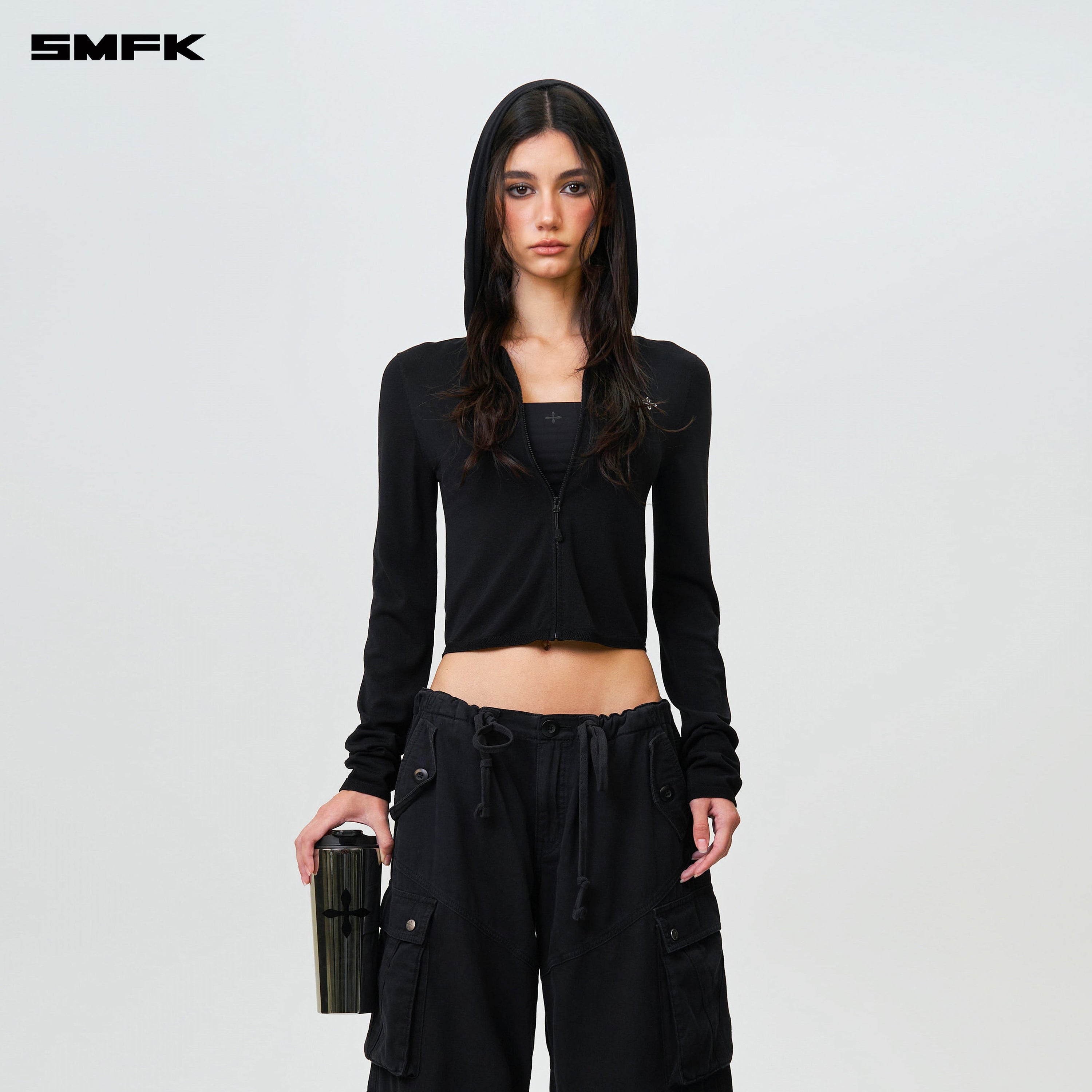 FUTURE Ultra High - Tech Seamless Knit Sweatshirt Black - SMFK Official