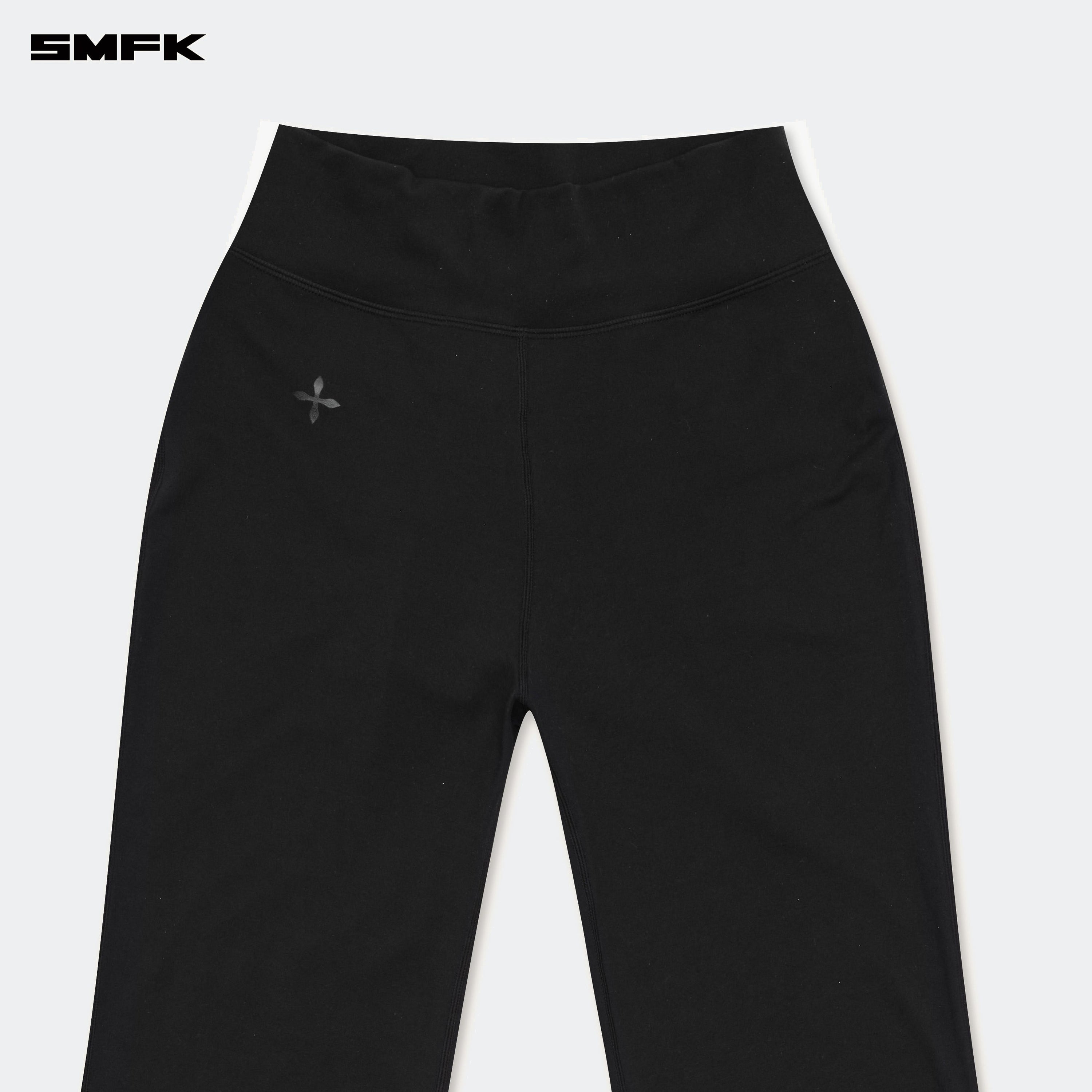 FUTURE Wave Body Shaping Sports Flared Pants Black - SMFK Official