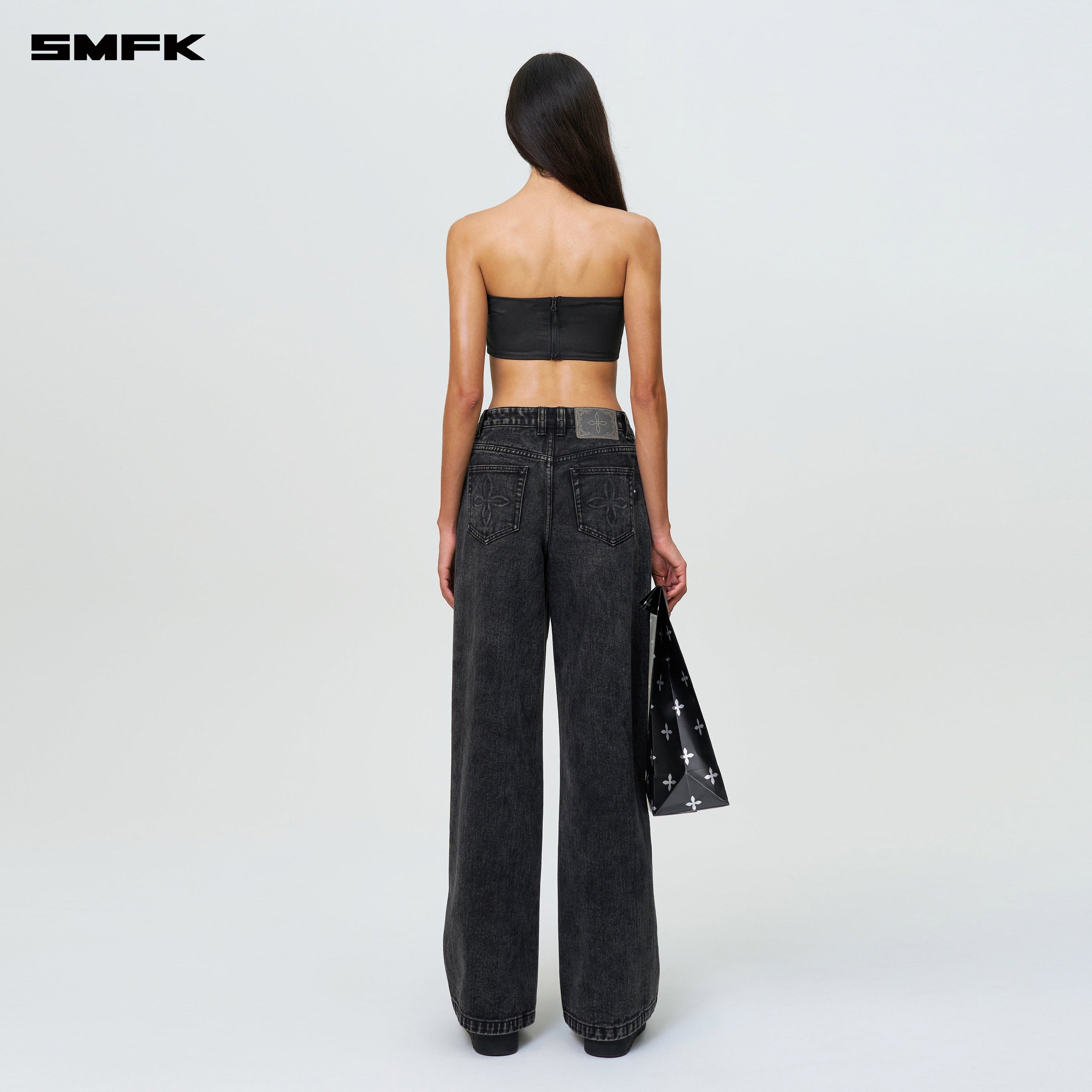 FUTURE Wave Body Shaping Tube Top Black - SMFK Official